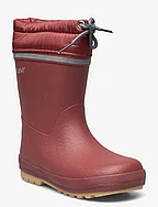 Thermal wellies w.lining-solid - MAHOGANY