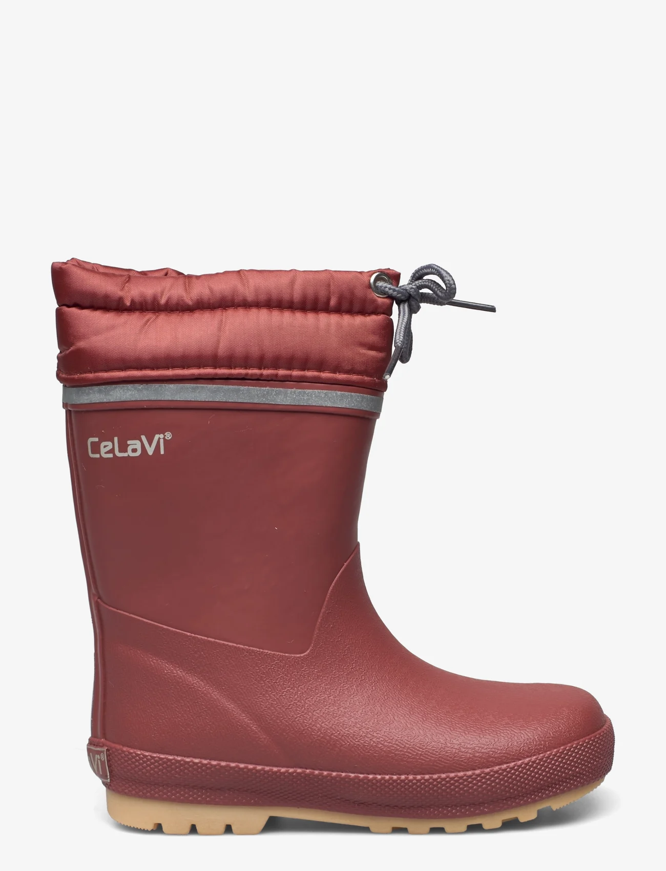 CeLaVi - Thermal wellies w.lining-solid - lined rubberboots - mahogany - 1
