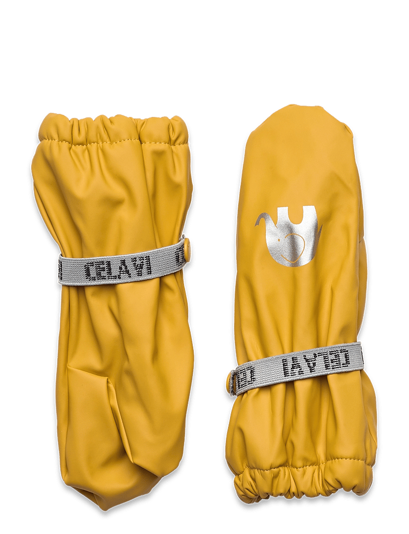 CeLaVi - Padded PU-mittens - vihmakindad - mineral yellow - 0