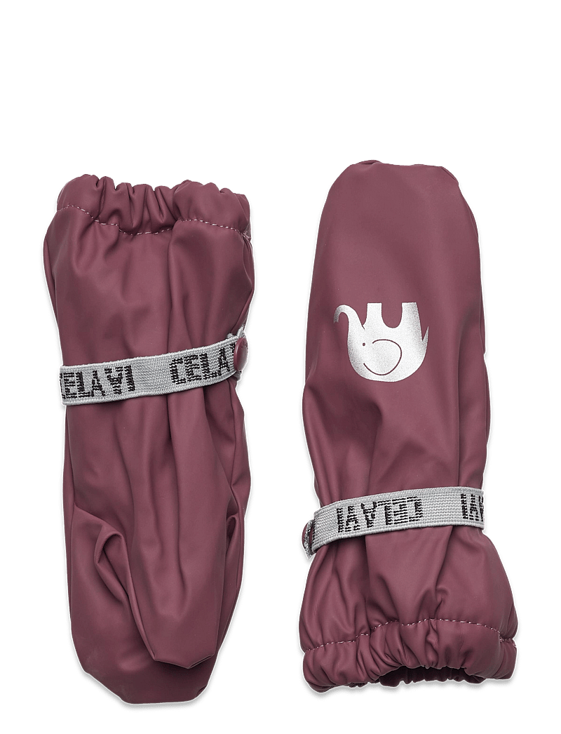 CeLaVi - Padded PU-mittens - regnhandsker - rose brown - 0
