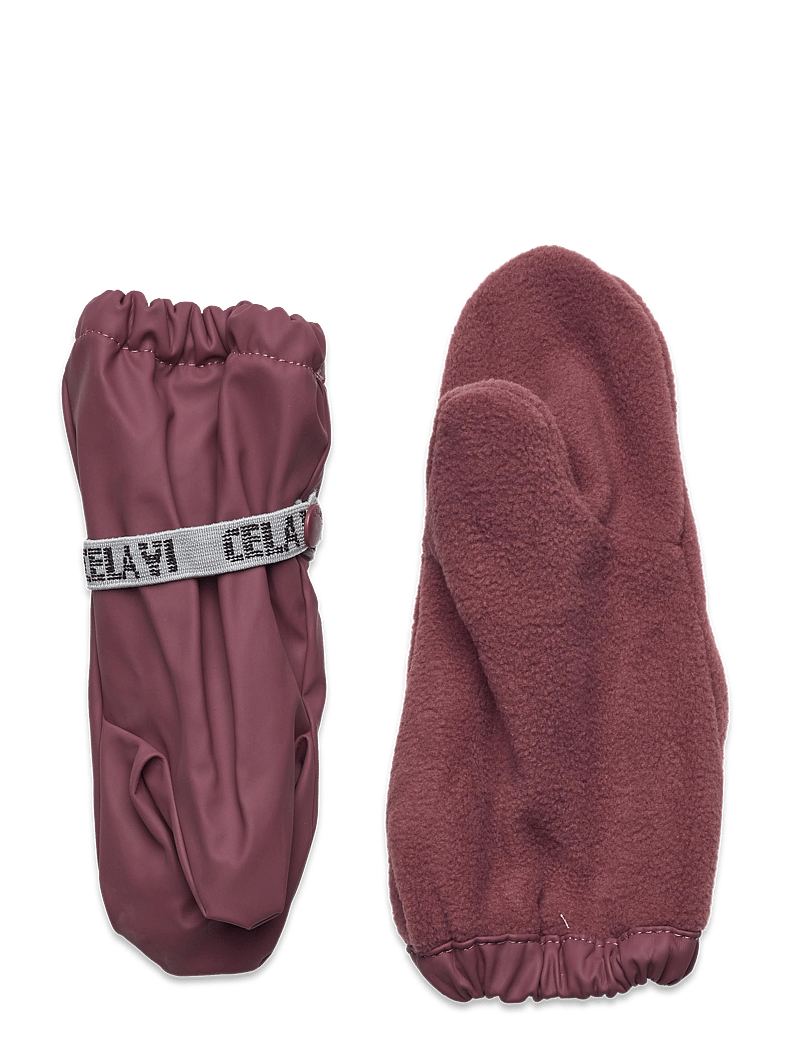 CeLaVi - Padded PU-mittens - regnhandsker - rose brown - 1
