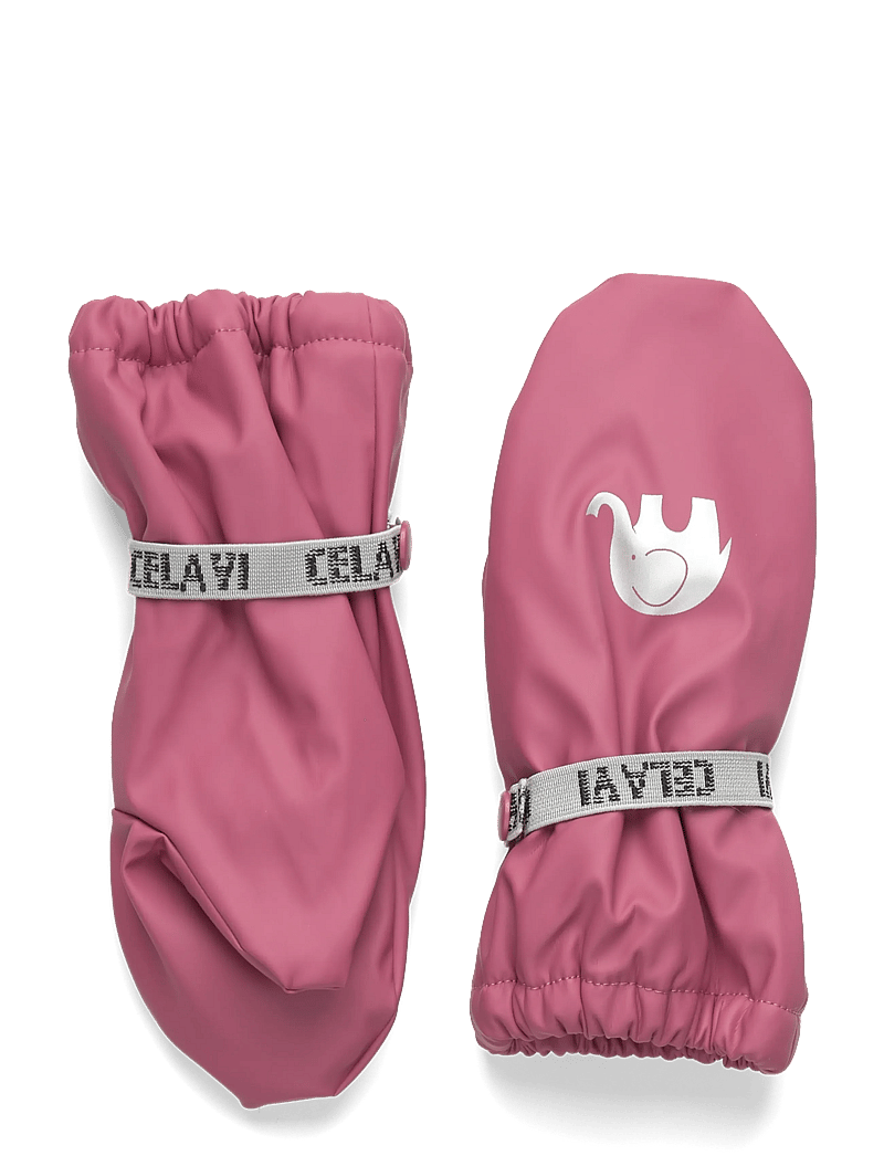 CeLaVi - Padded PU-mittens - rain gloves - rose wine - 0