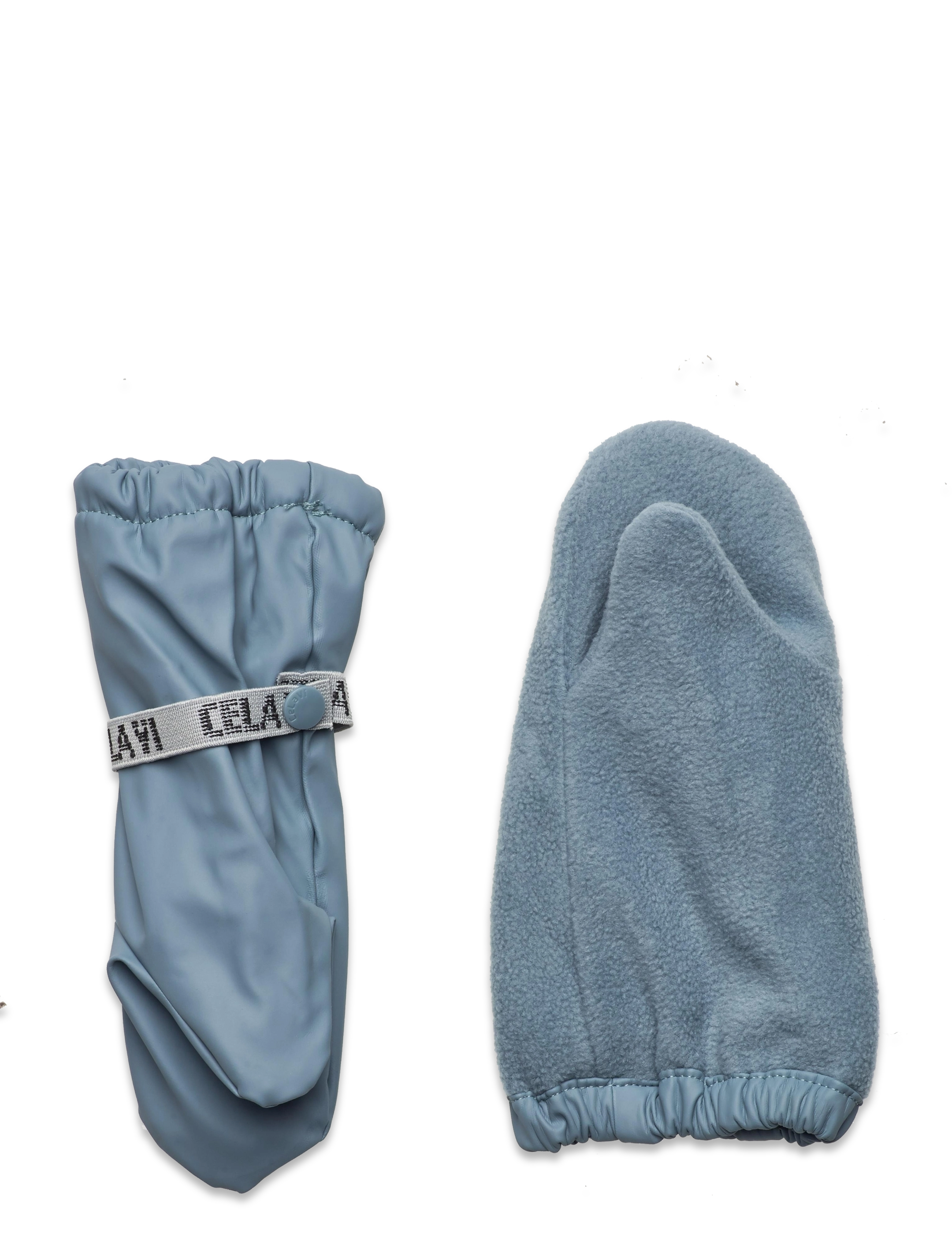 CeLaVi - Padded PU-mittens - smoke blue - 1