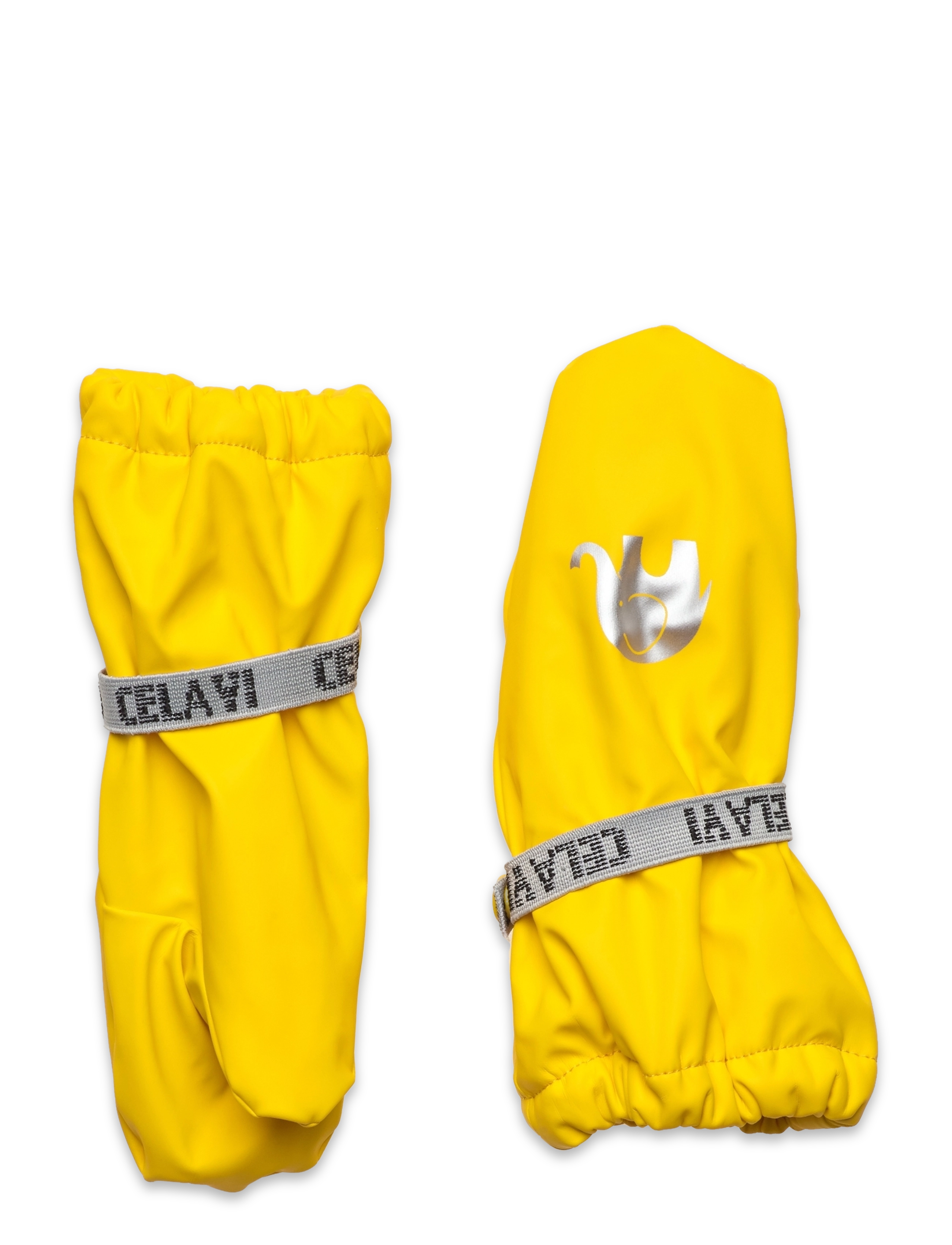 CeLaVi Padded PU-mittens - Accessories - YELLOW / yellow