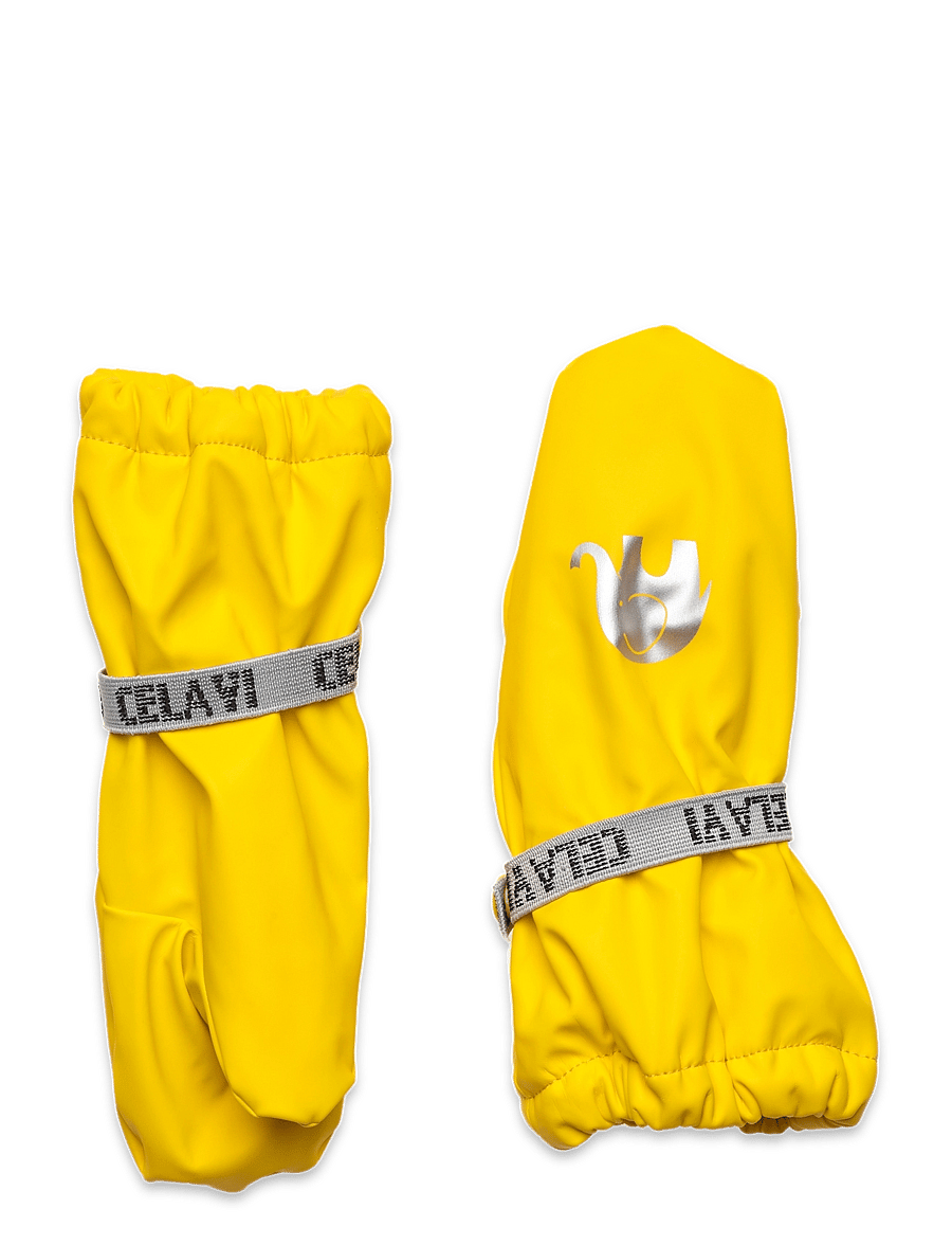 CeLaVi - Padded PU-mittens - regnhandsker - yellow - 0