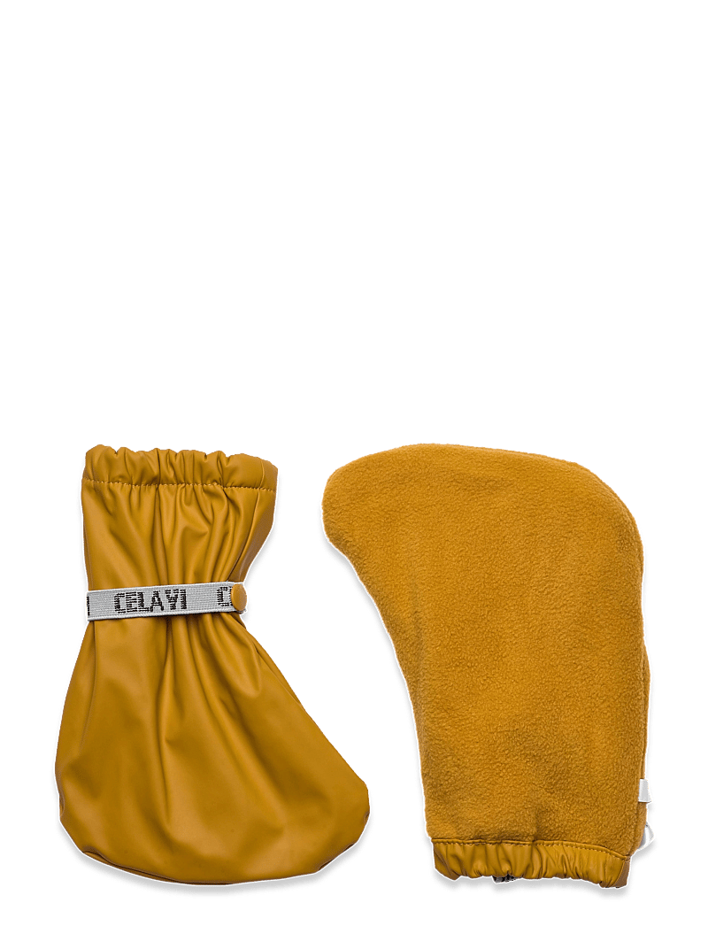 CeLaVi - Padded PU-footies - babystrikstøvler - buckthorn brown - 1