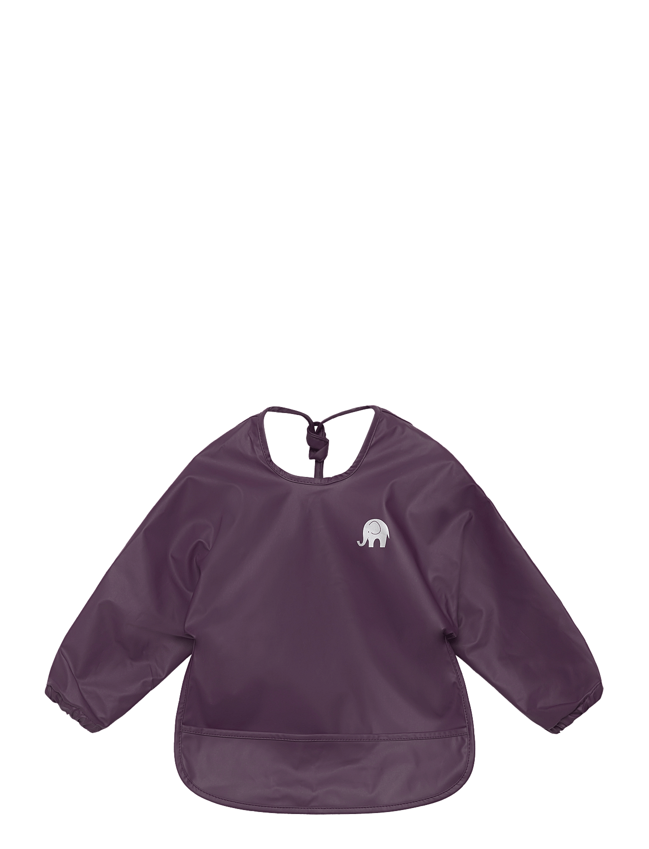 Basic PU-apron LS - BLACKBERRY WINE