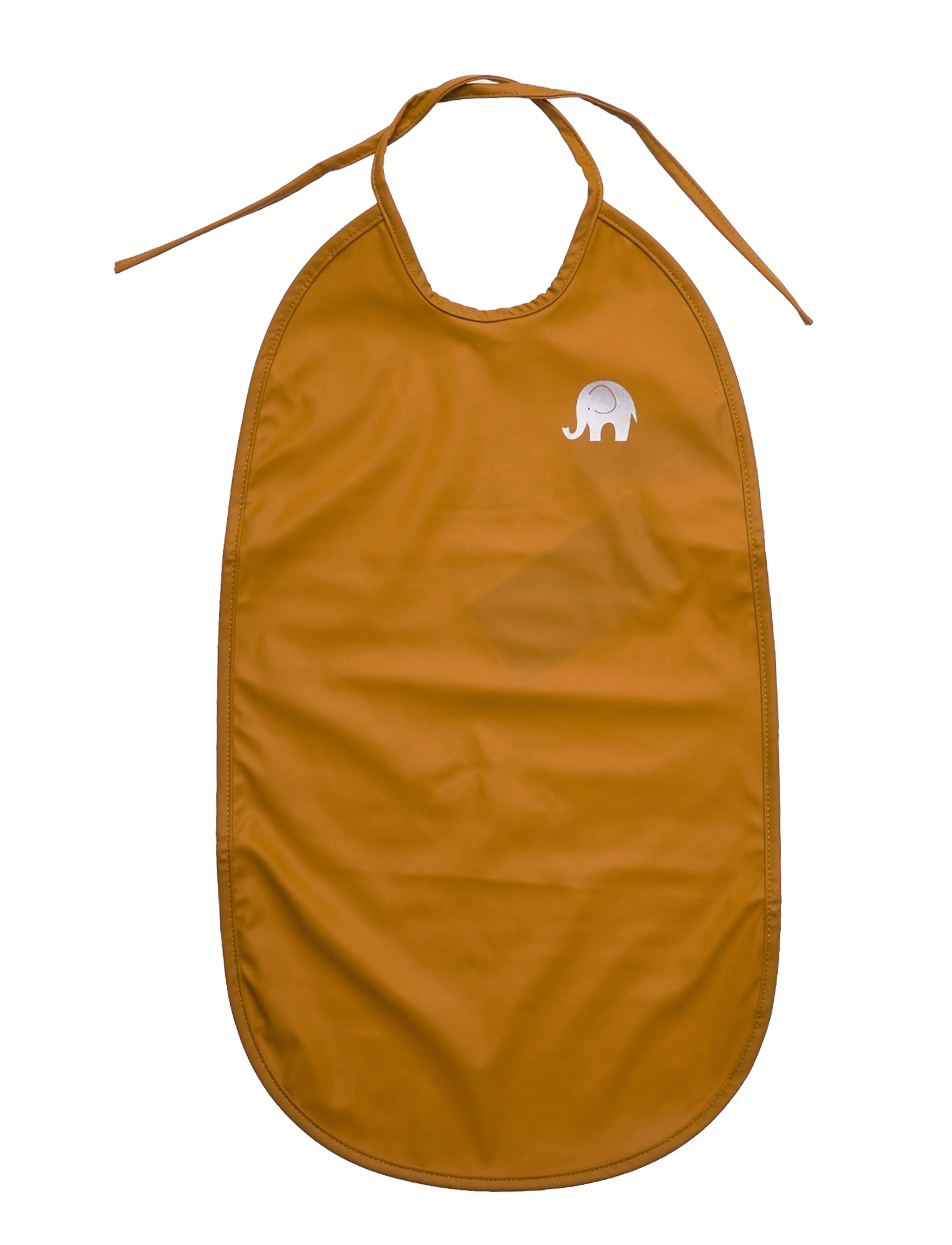 CeLaVi Basic Long Pu-Bib, One Size, Bibs, Braun - Sleeveless Kinder