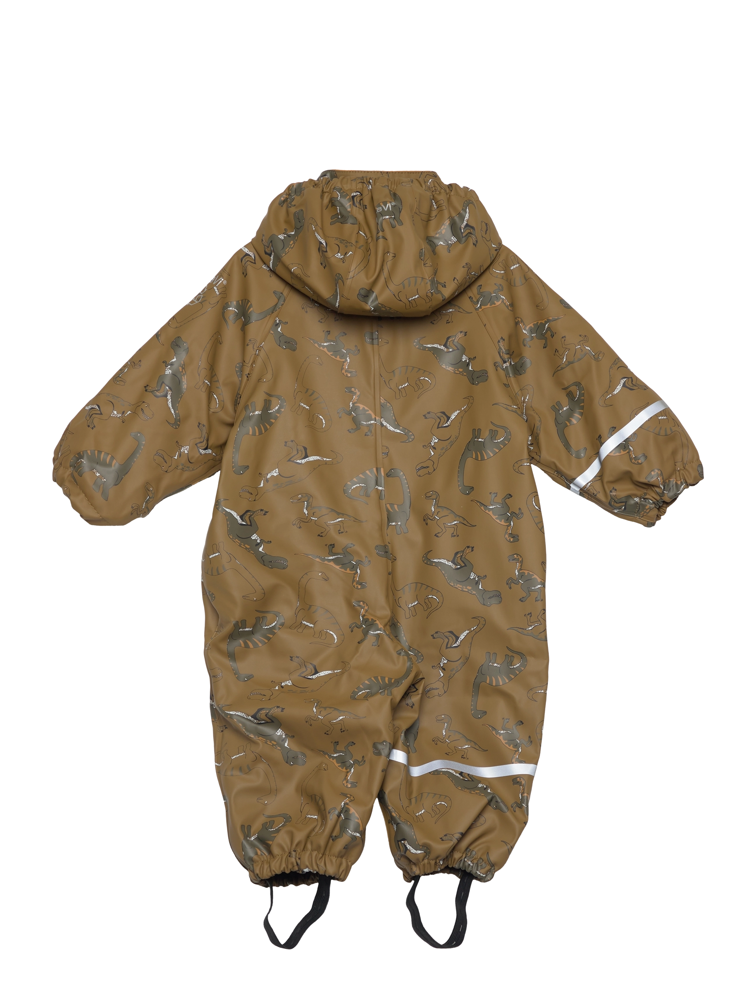 CeLaVi - Rainwear Suit -AOP, w.fleece - nutria - 1