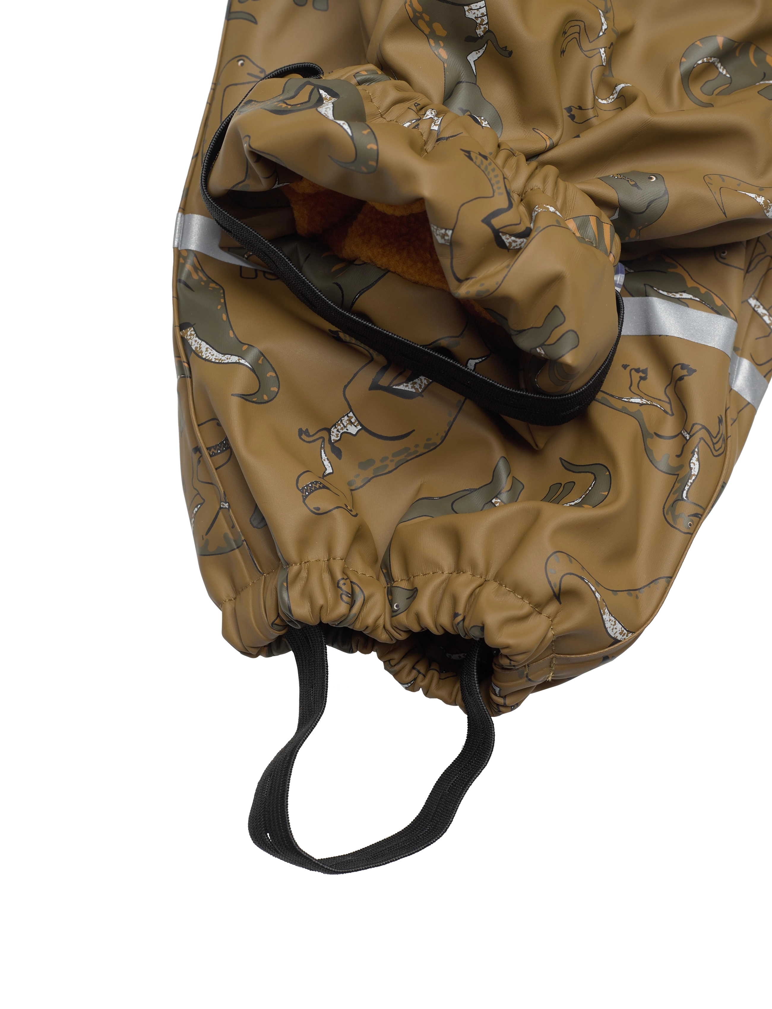 CeLaVi - Rainwear Suit -AOP, w.fleece - nutria - 2