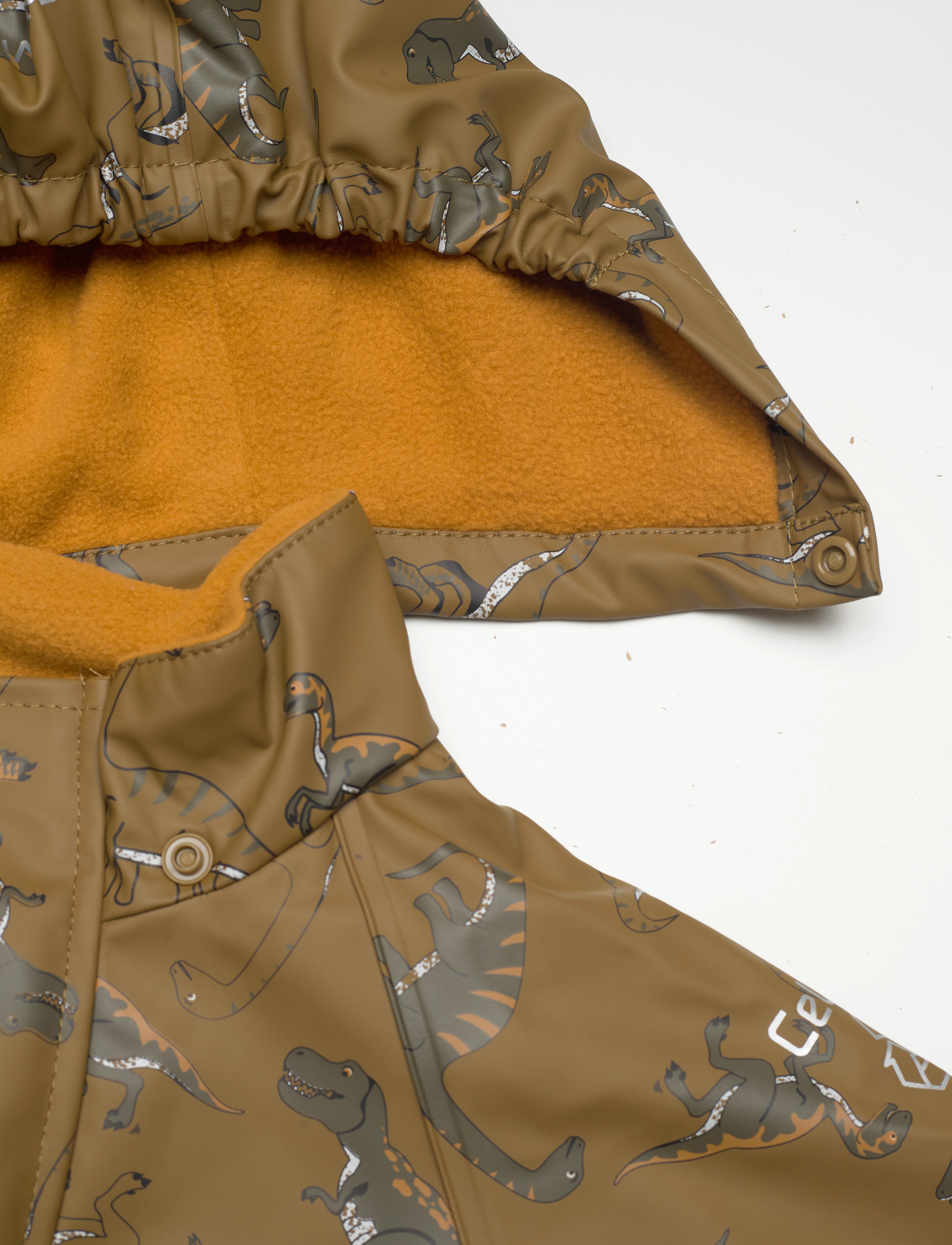 CeLaVi - Rainwear Suit -AOP, w.fleece - nutria - 4