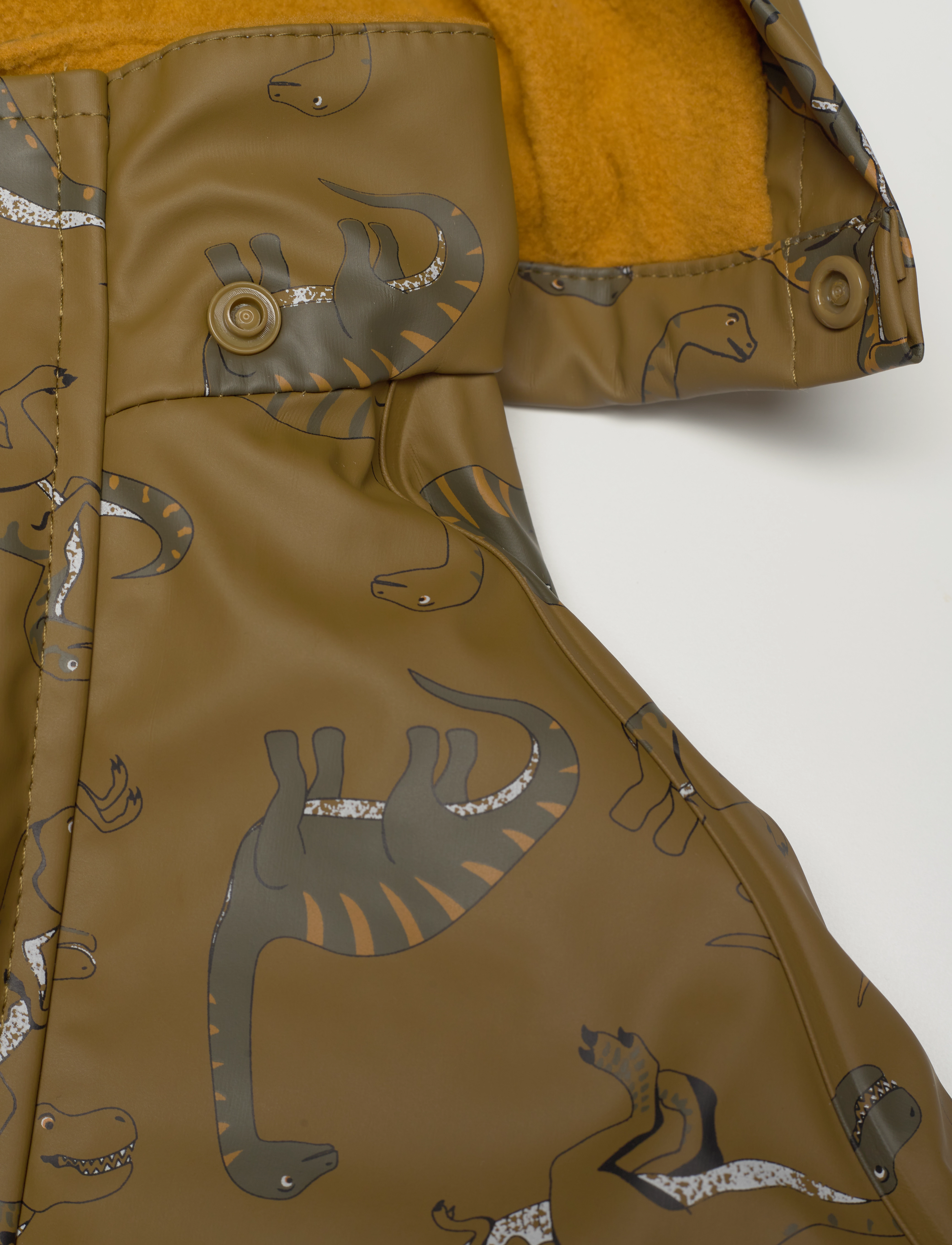 CeLaVi - Rainwear Set -AOP, w.fleece - nutria - 5