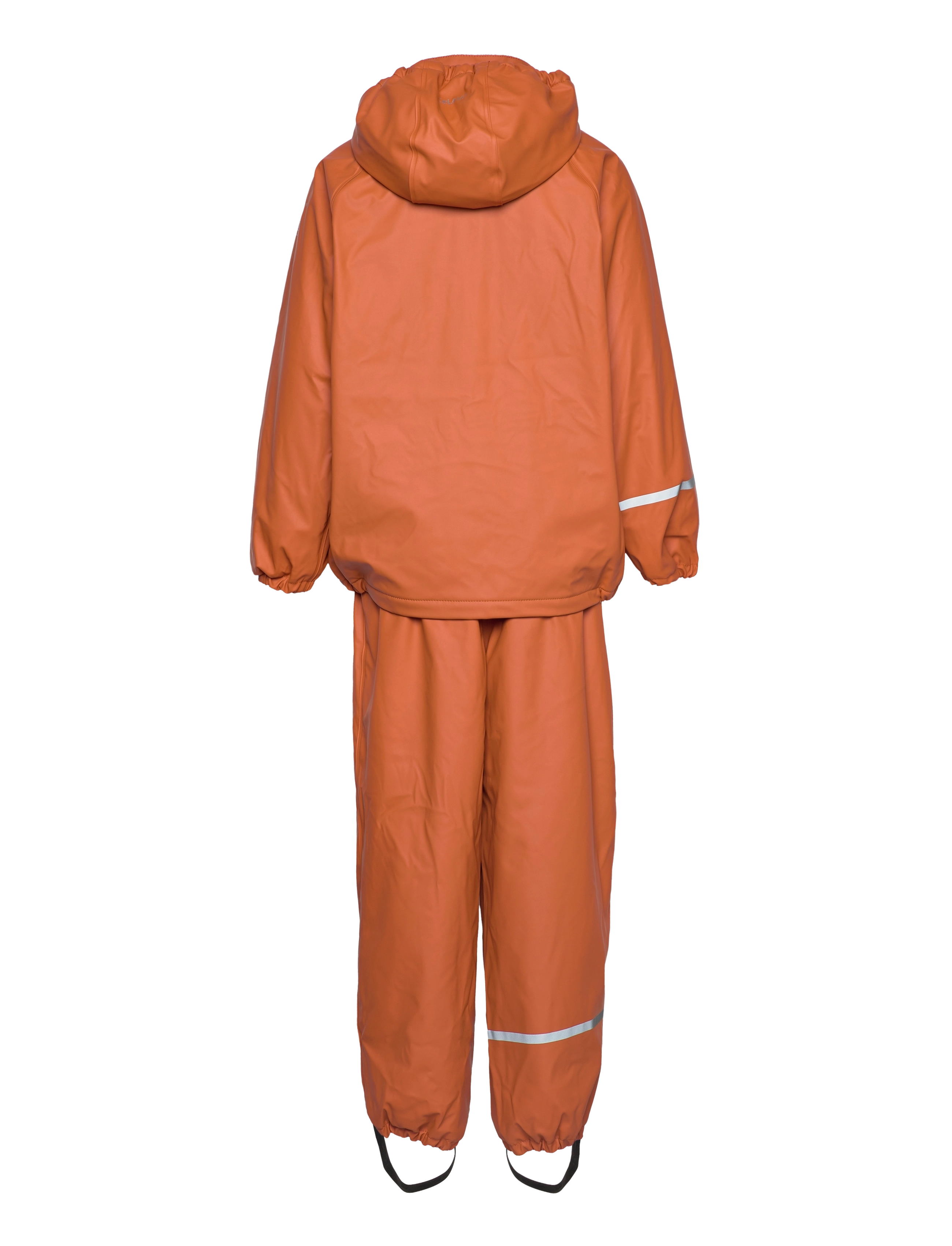 CeLaVi - Rainwear Set -Solid, w.fleece - amber brown - 1