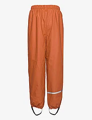 CeLaVi - Rainwear Set -Solid, w.fleece - talvihaalari - amber brown - 3