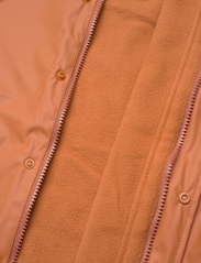 CeLaVi - Rainwear Set -Solid, w.fleece - vinterdress - amber brown - 6