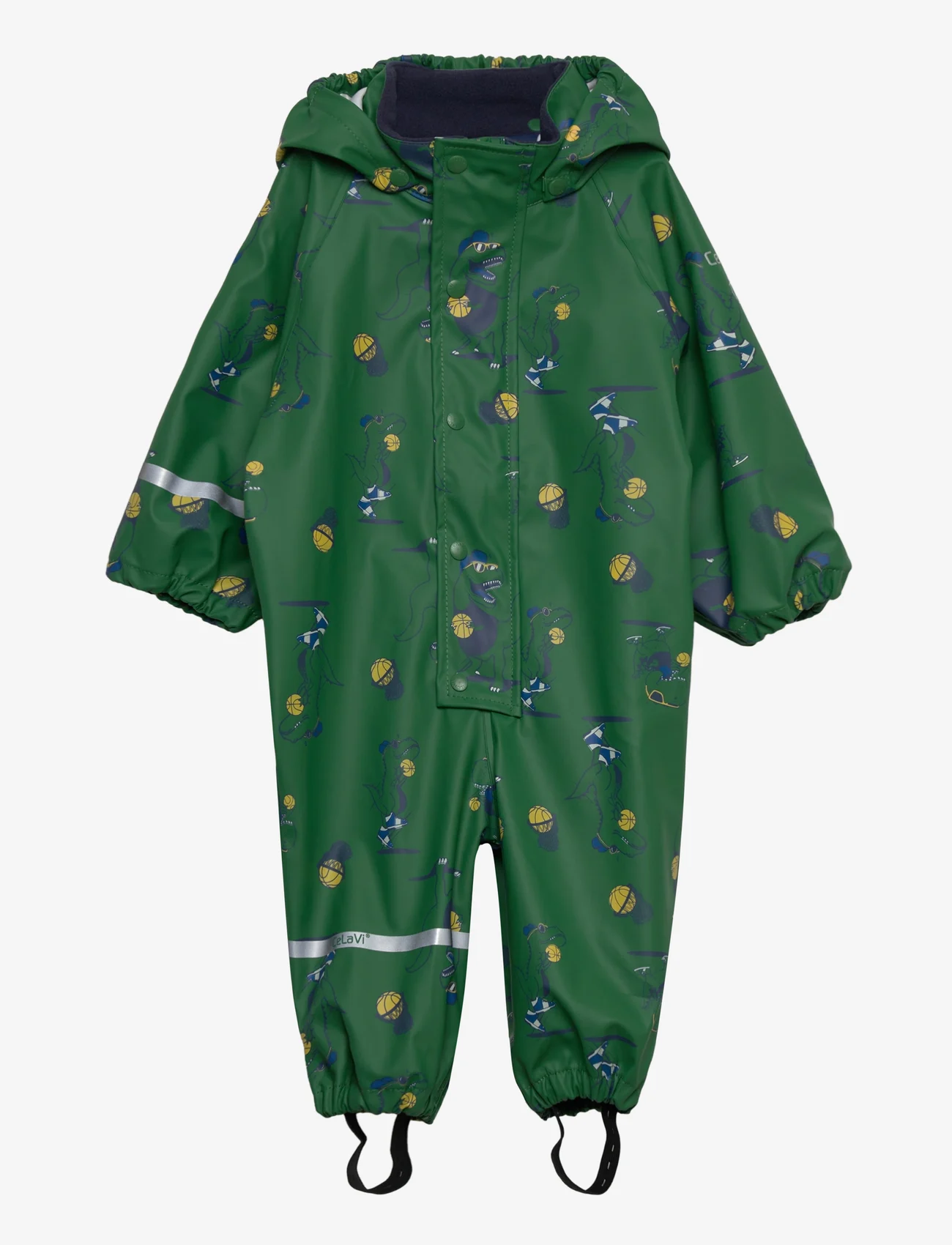 CeLaVi - Rainwear Suit - AOP - regndragter - foliage green - 0