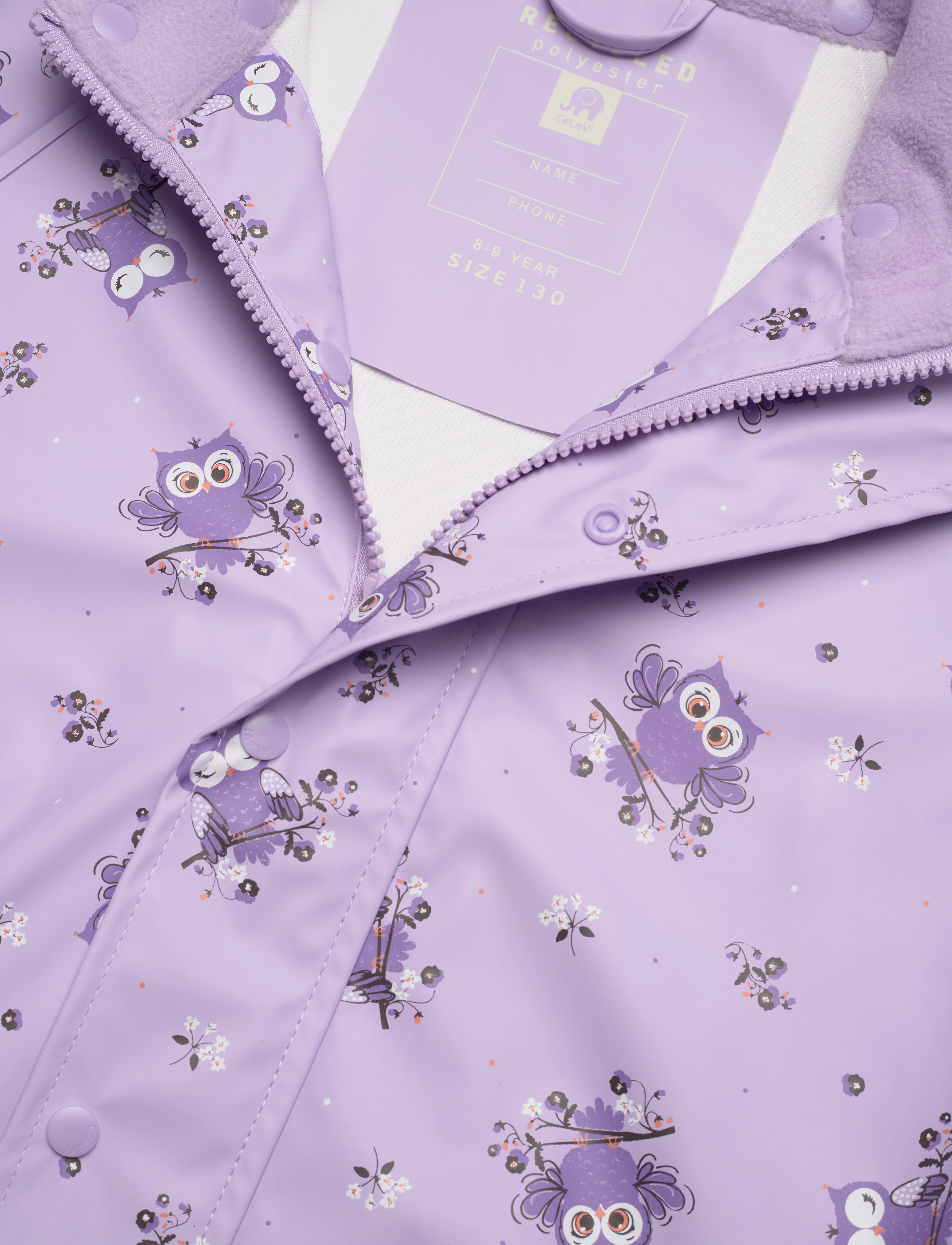 CeLaVi - Rainwear Set - AOP - purple rose - 4