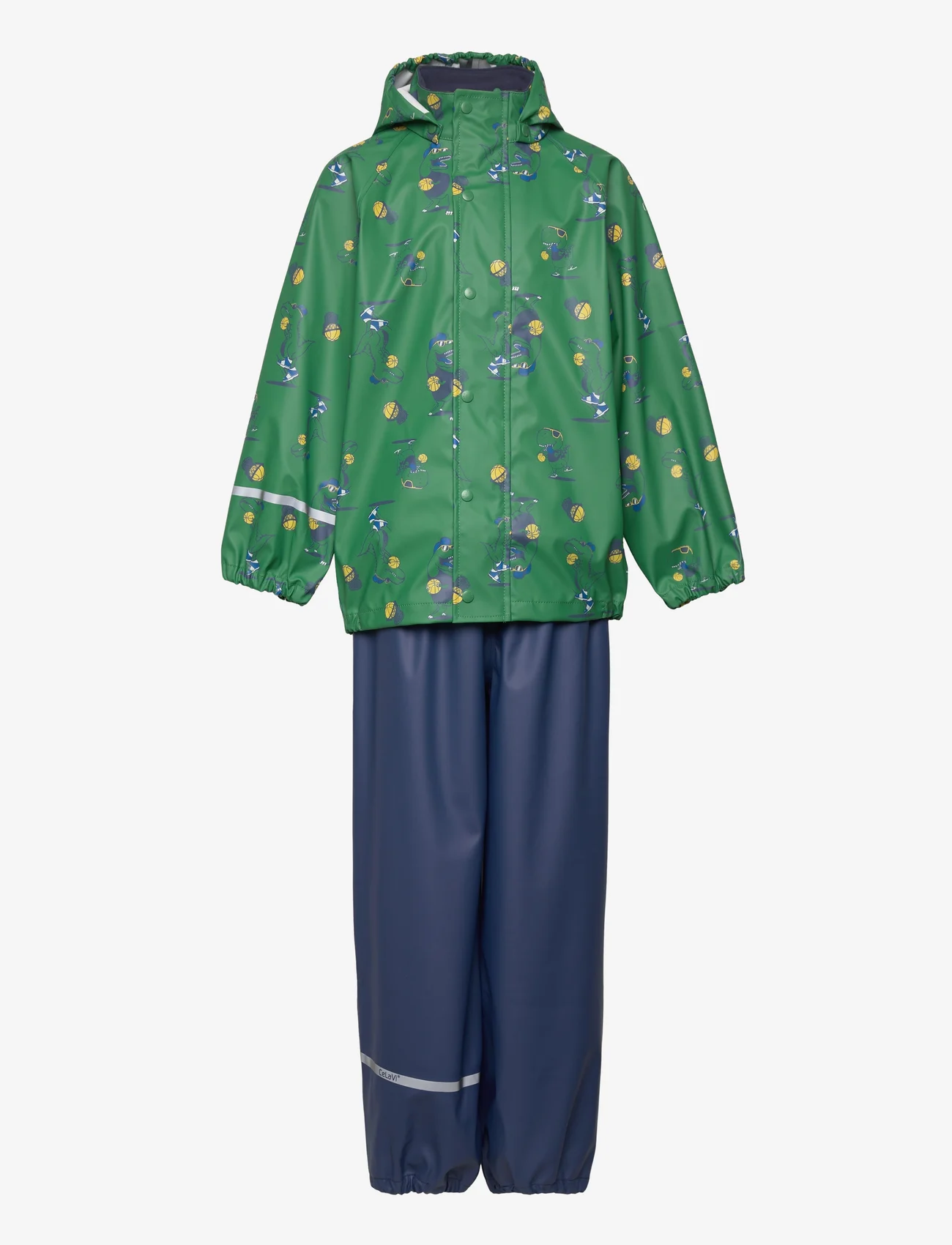 CeLaVi - Rainwear Set - AOP - vihmakomplektid - foliage green - 0