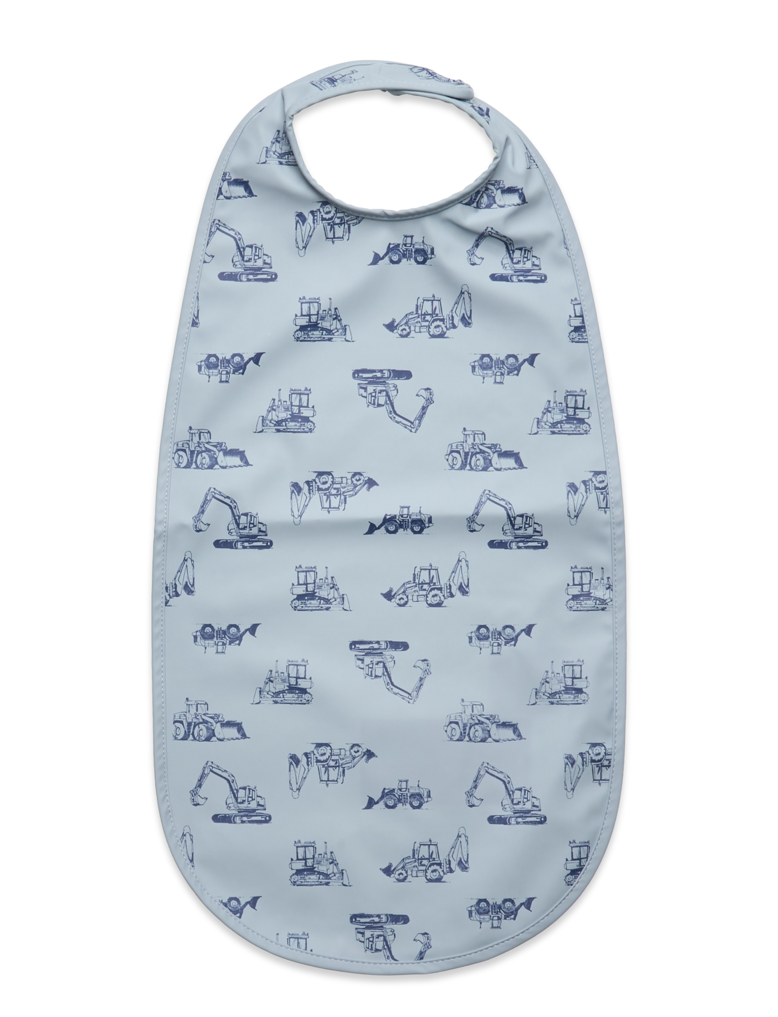 CeLaVi - Long PU Bib - AOP - cerulean - 0