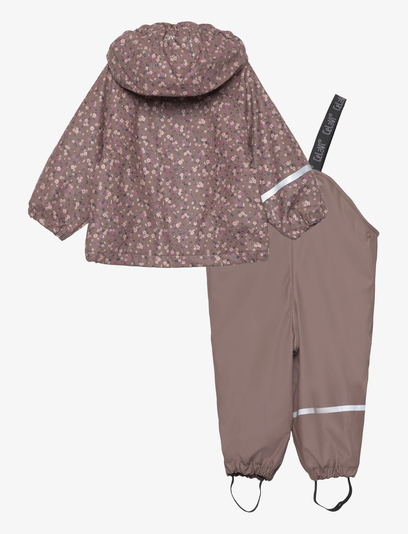 CeLaVi - Rainwear Set -AOP, w.fleece - drabužiai nuo lietaus - coffee quartz - 1