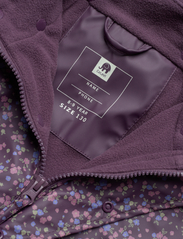 CeLaVi - Rainwear Set -AOP, w.fleece - komplekti - plum perfect - 4