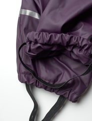 CeLaVi - Rainwear Set -AOP, w.fleece - rain sets - plum perfect - 7