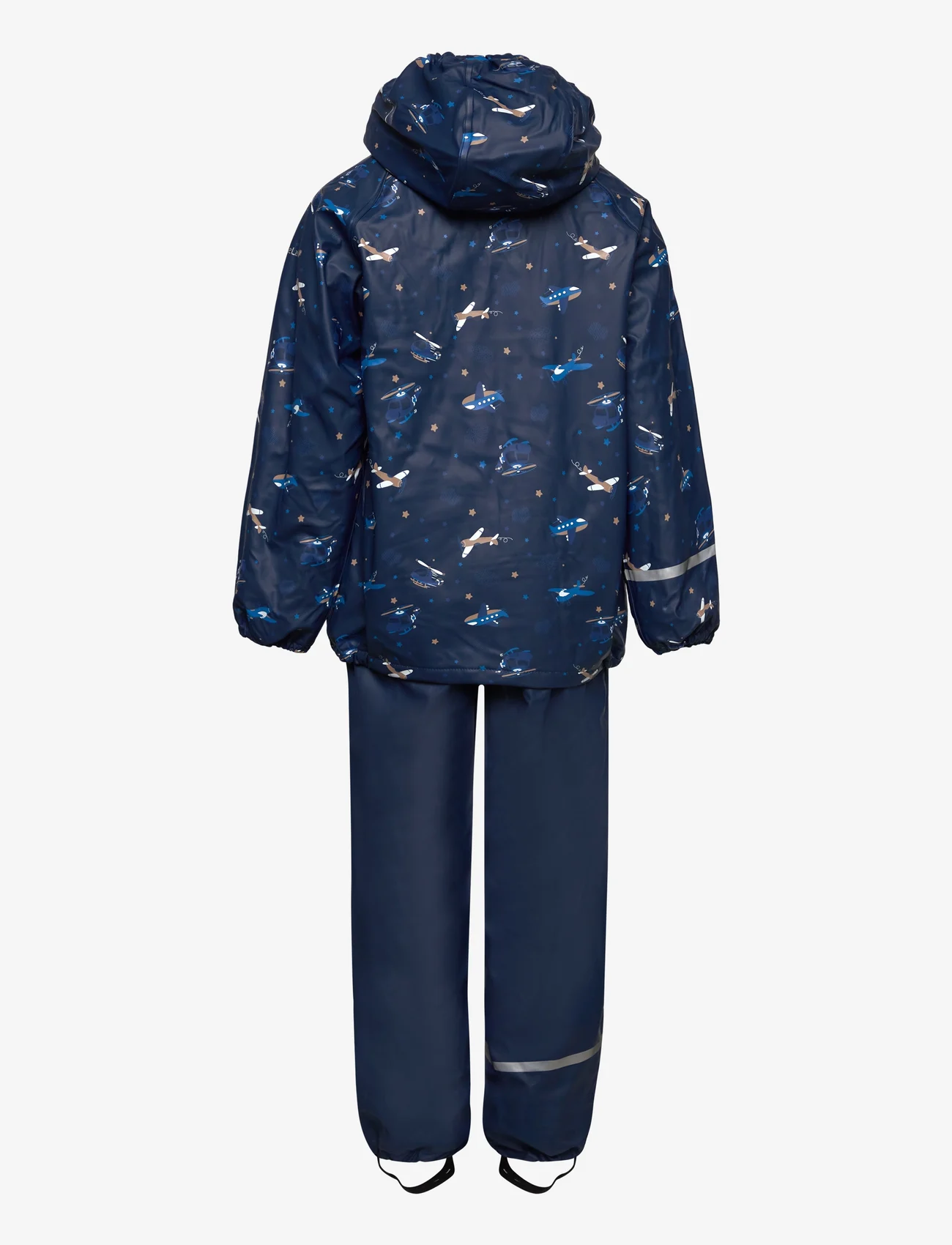 CeLaVi - Rainwear Set -AOP, w.fleece - regnsett - pageant blue - 1