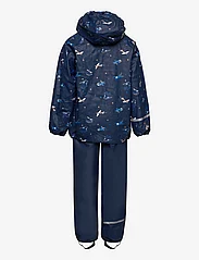 CeLaVi - Rainwear Set -AOP, w.fleece - regnsæt - pageant blue - 1