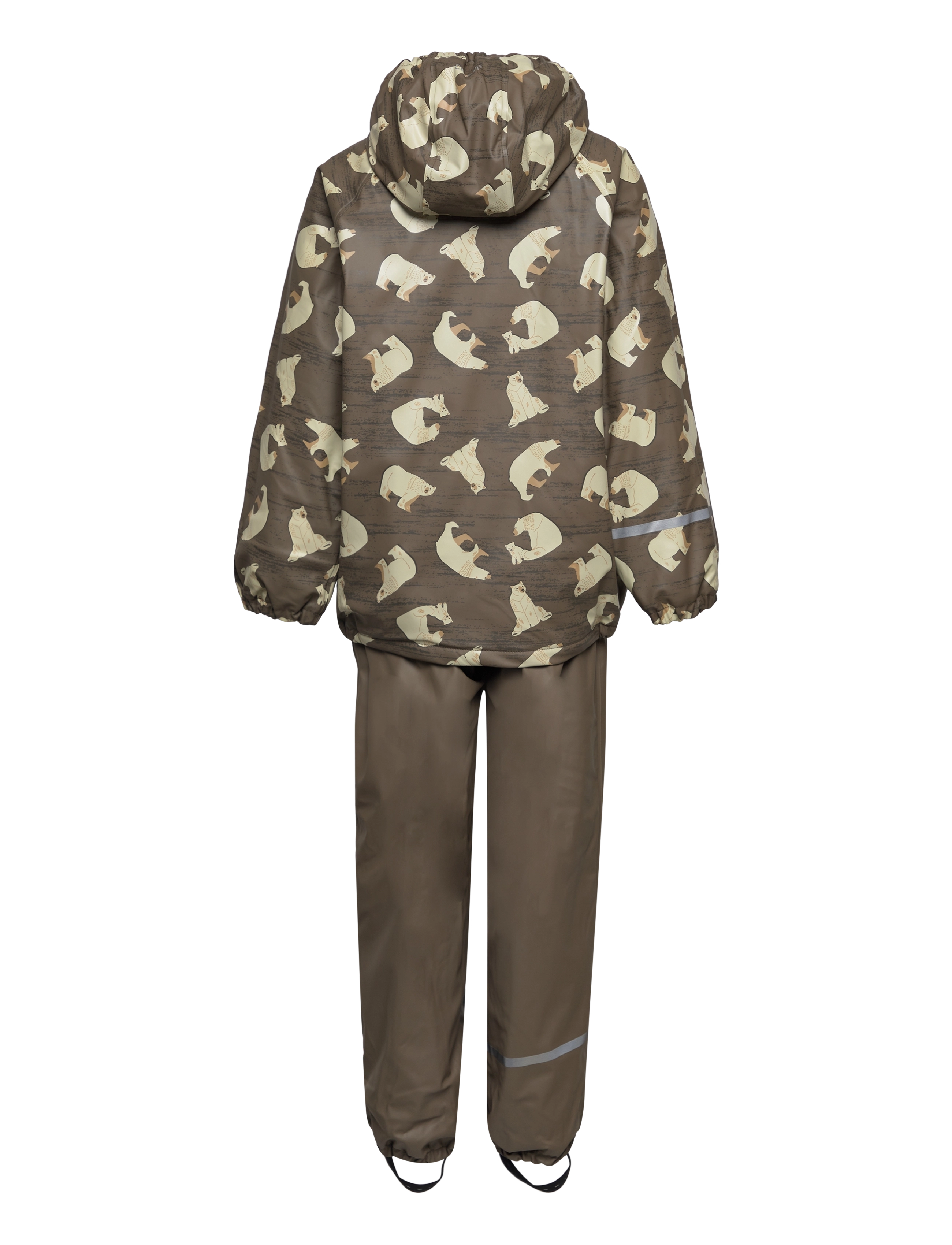 CeLaVi - Rainwear Set -AOP, w.fleece - sea turtle - 1