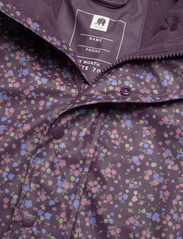CeLaVi - Rainwear Suit -AOP, w.fleece - regndress - plum perfect - 2