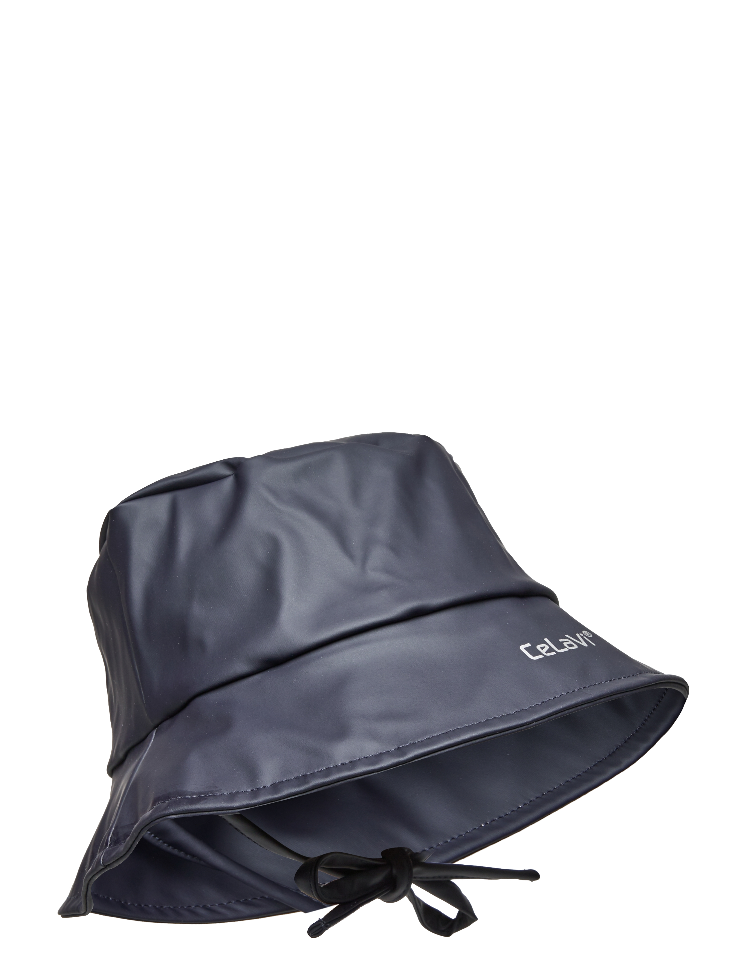 PU Bucket Hat w.fleece - NAVY