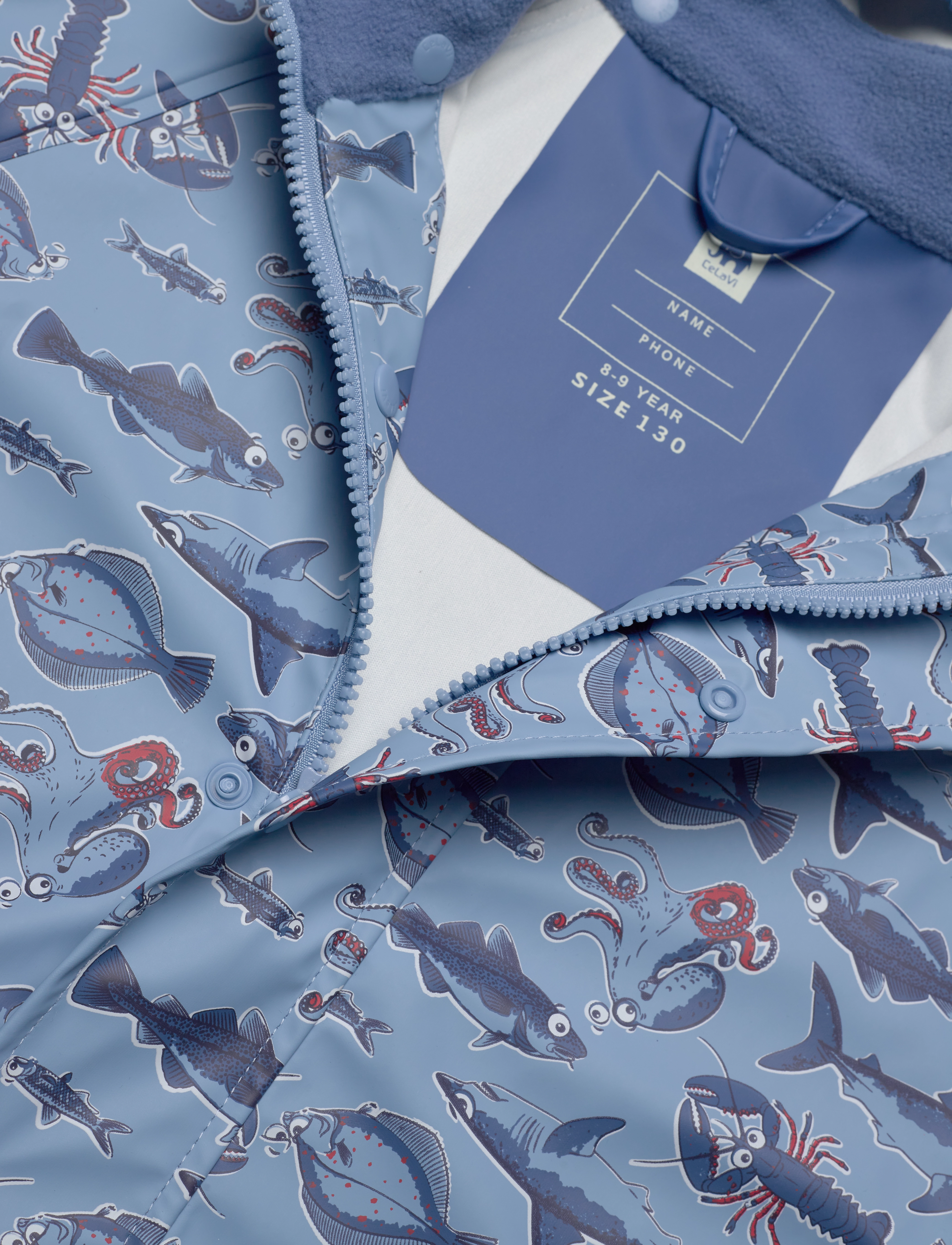 CeLaVi - Rainwear Set - AOP - federal blue - 4