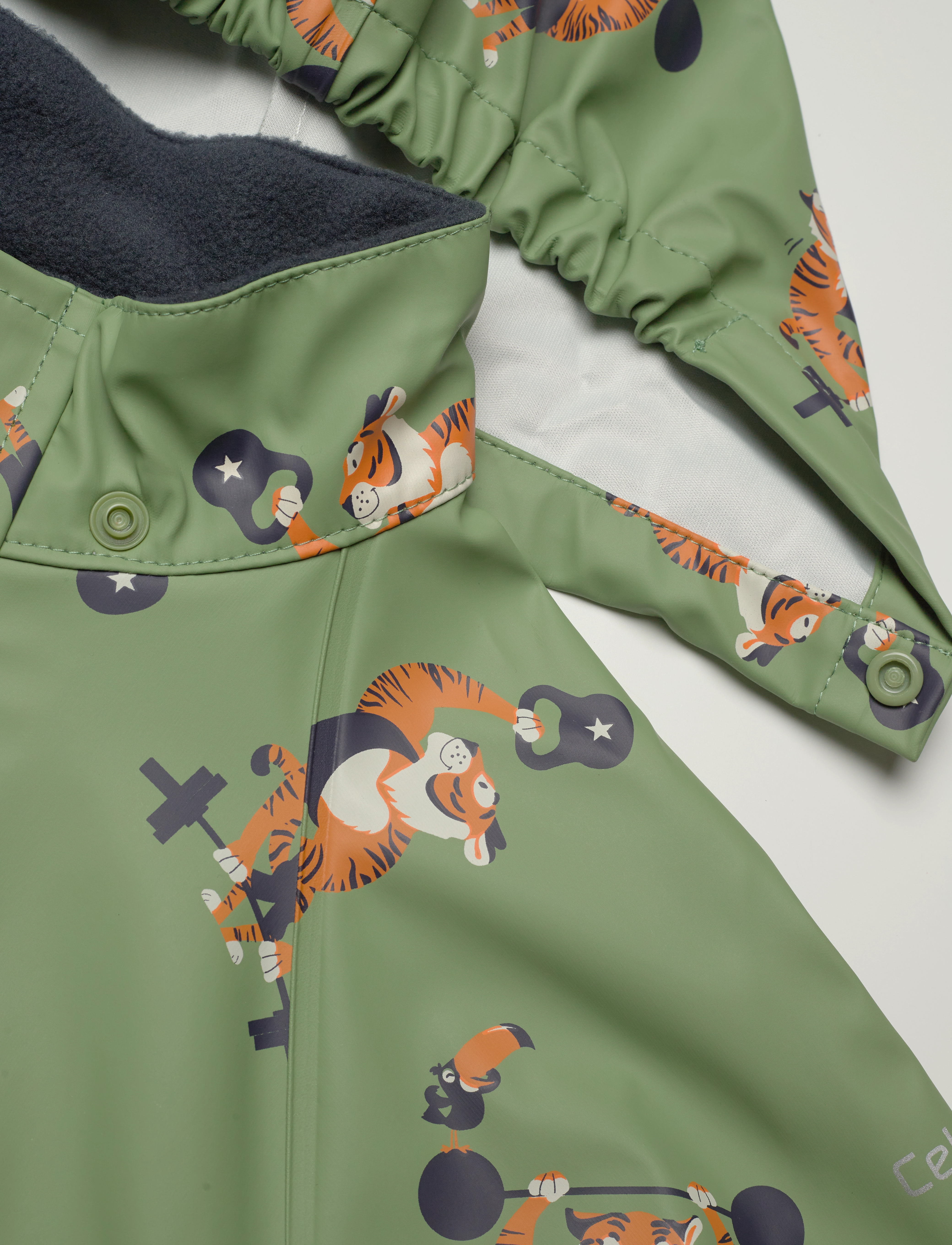 CeLaVi - Rainwear Set - AOP - loden frost - 4