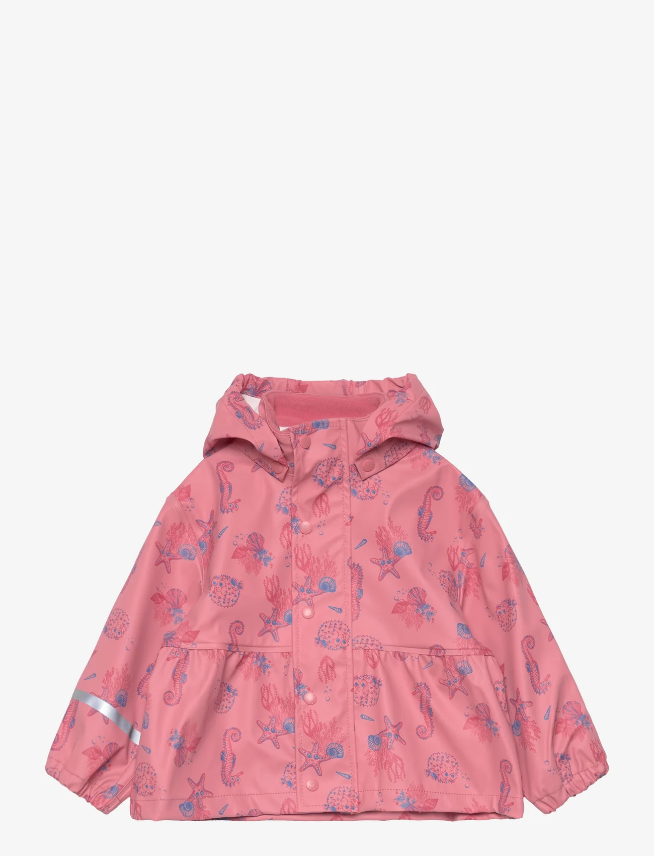 CeLaVi - Rainwear Girls Jacket - AOP - rain jackets - slate rose - 0
