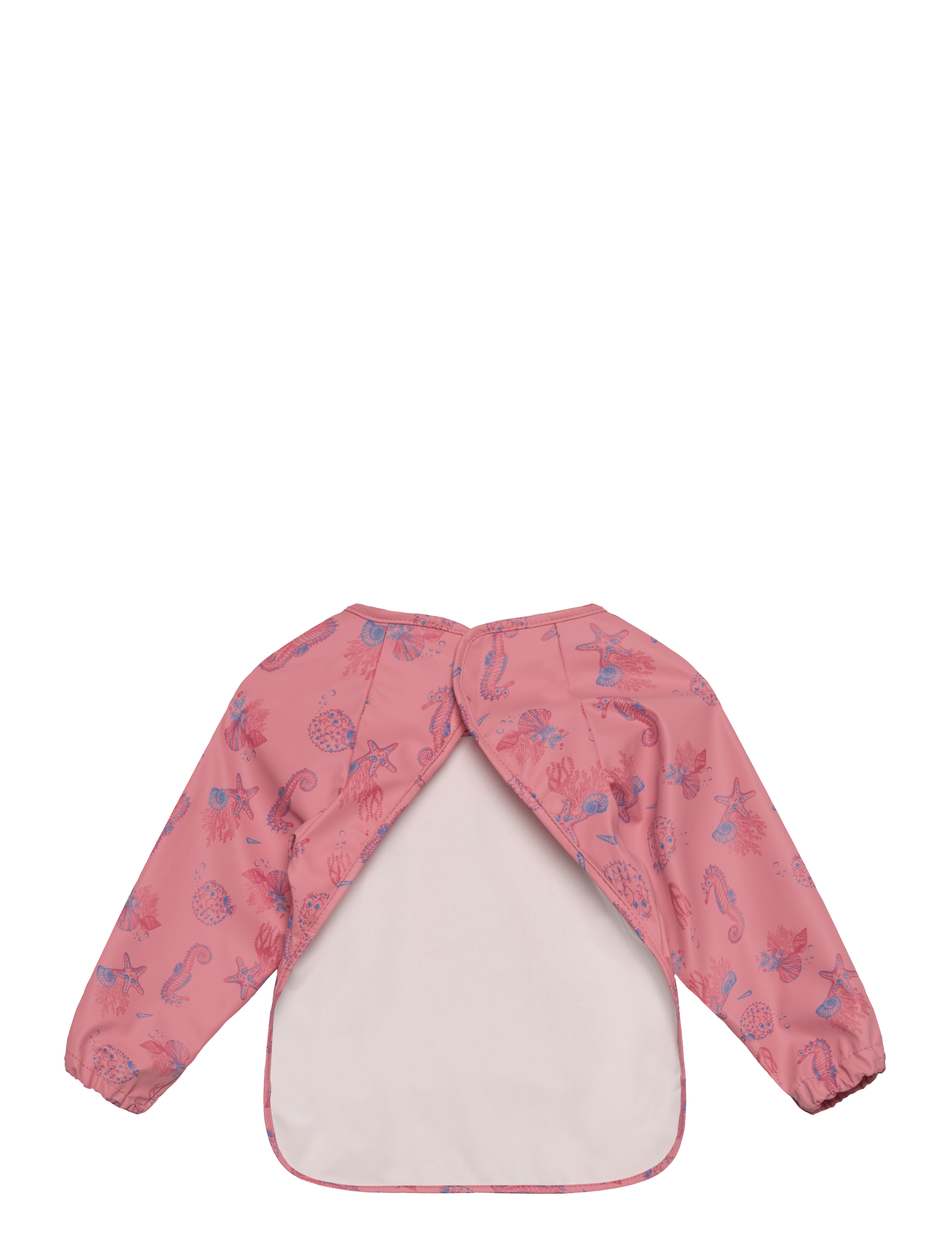 CeLaVi - PU Apron w.sleeves - AOP - slate rose - 1