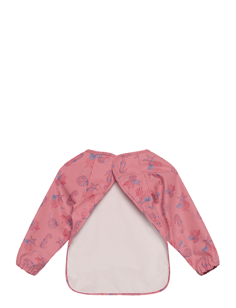 CeLaVi - PU Apron w.sleeves - AOP - slate rose - 1