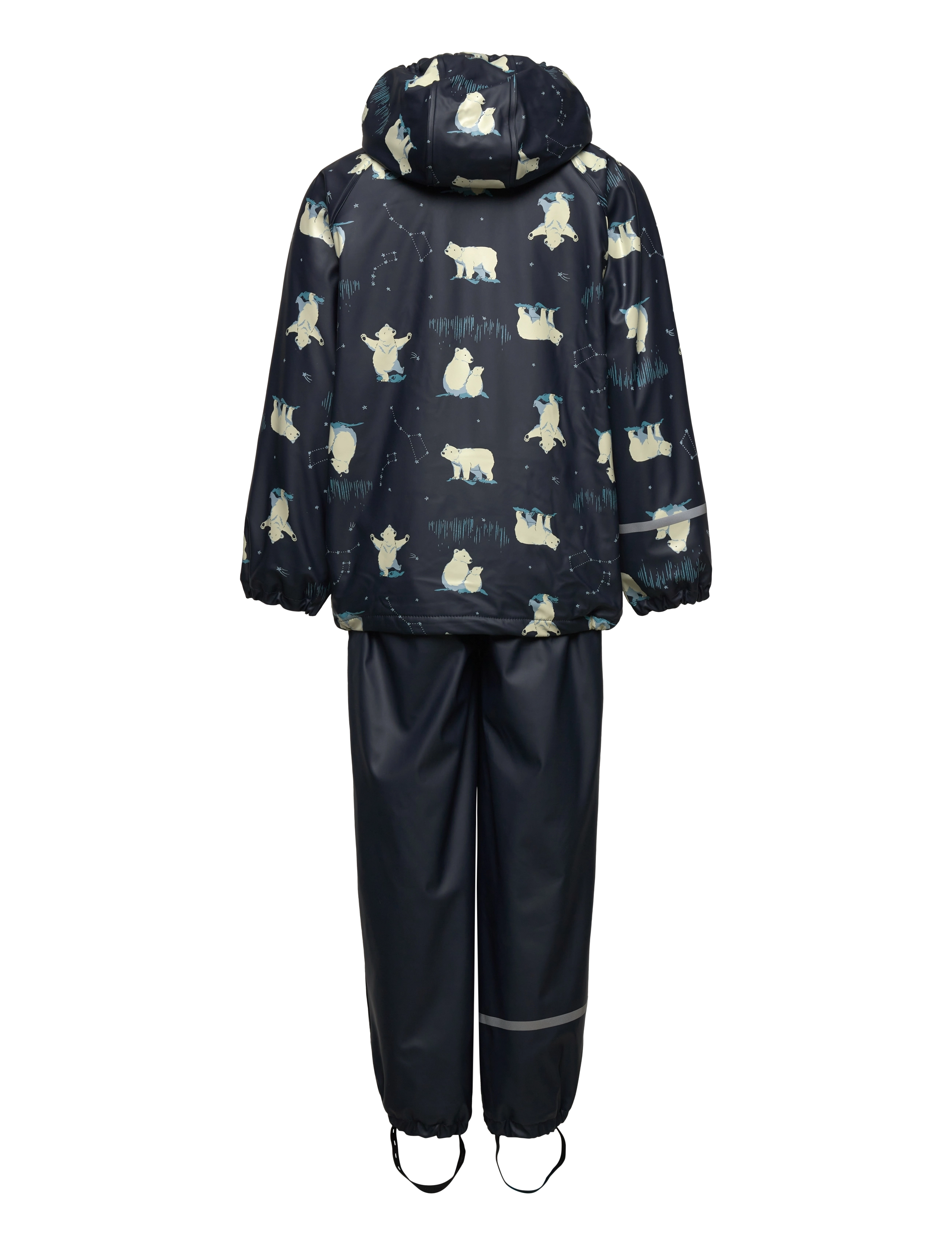 CeLaVi - Rainwear Set - AOP, w. fleece - navy - 1