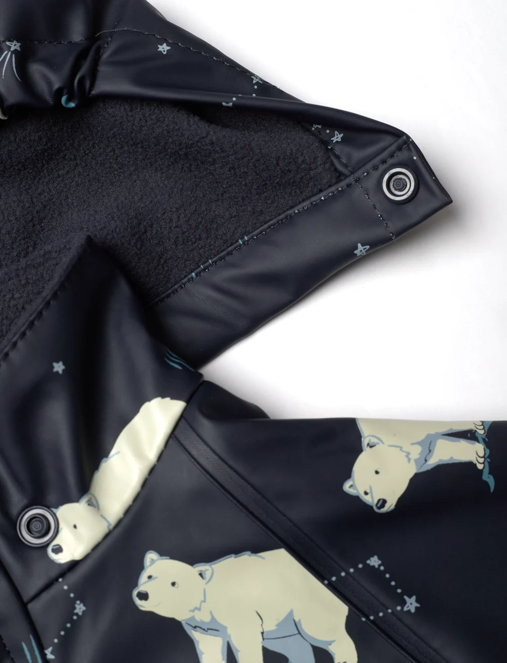 CeLaVi - Rainwear Set - AOP, w. fleece - lined rainwear - navy - 5