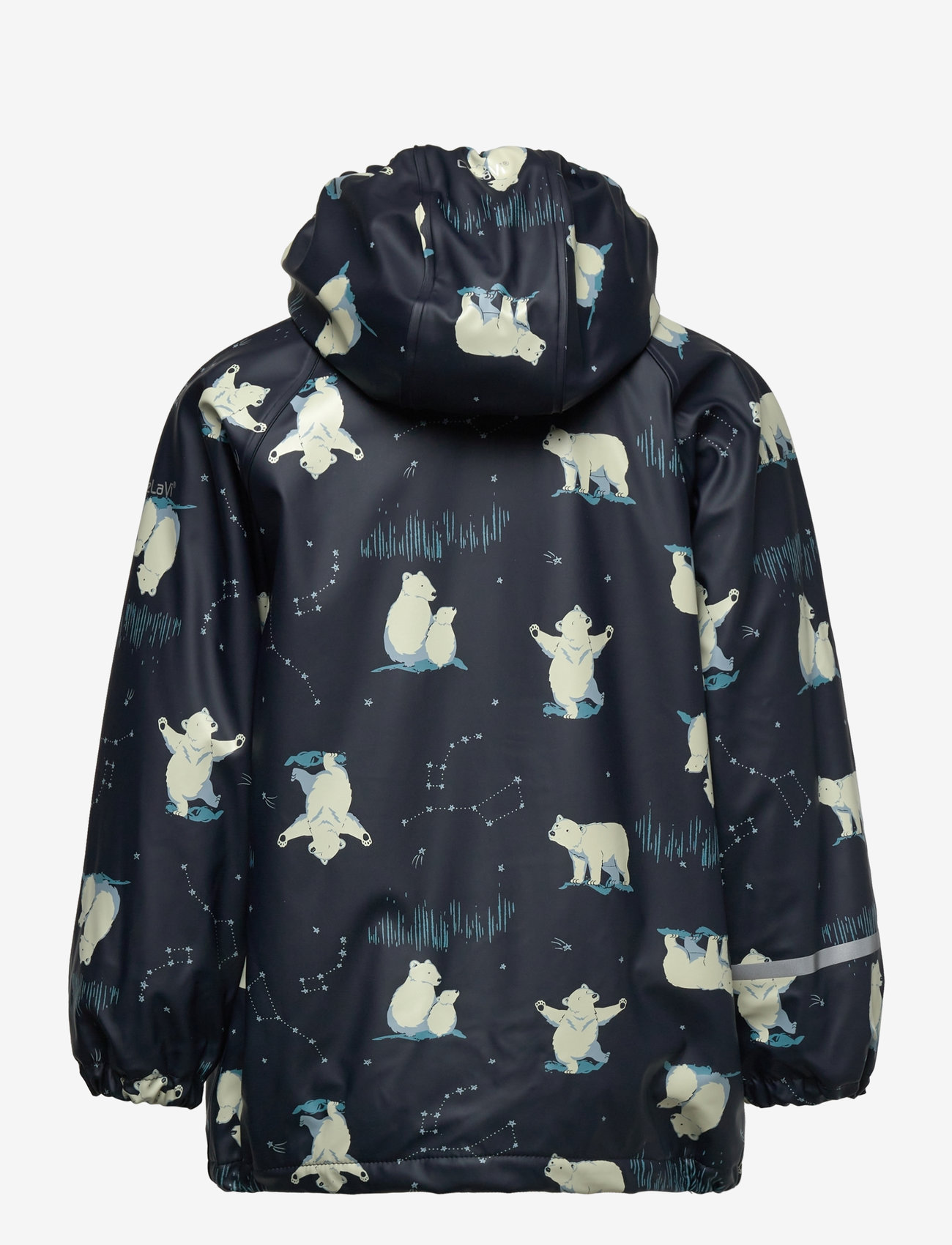 CeLaVi - Rain Jacket - AOP, w. fleece - navy - 1