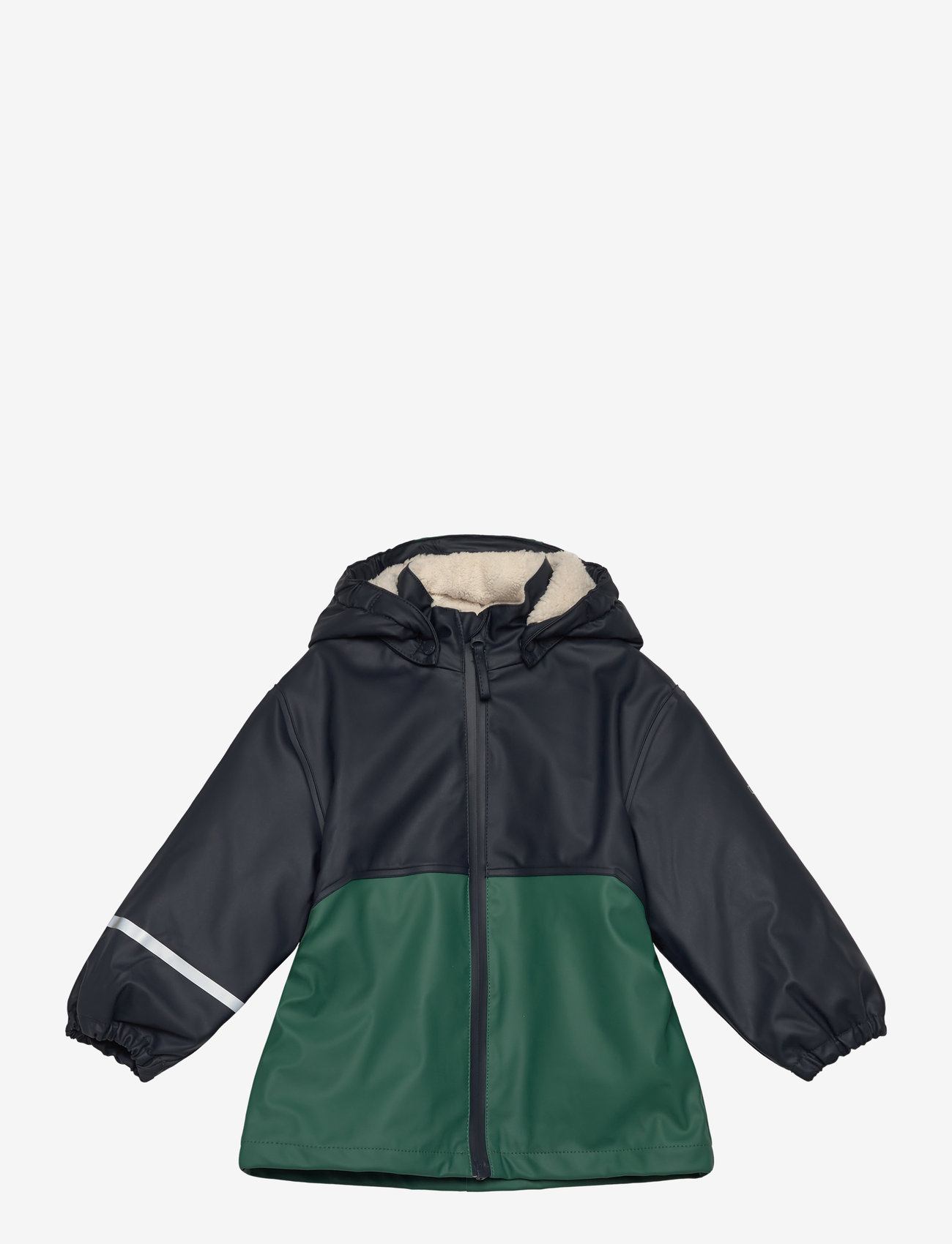 CeLaVi - Rain Jacket - Solid w. fleece - navy - 0