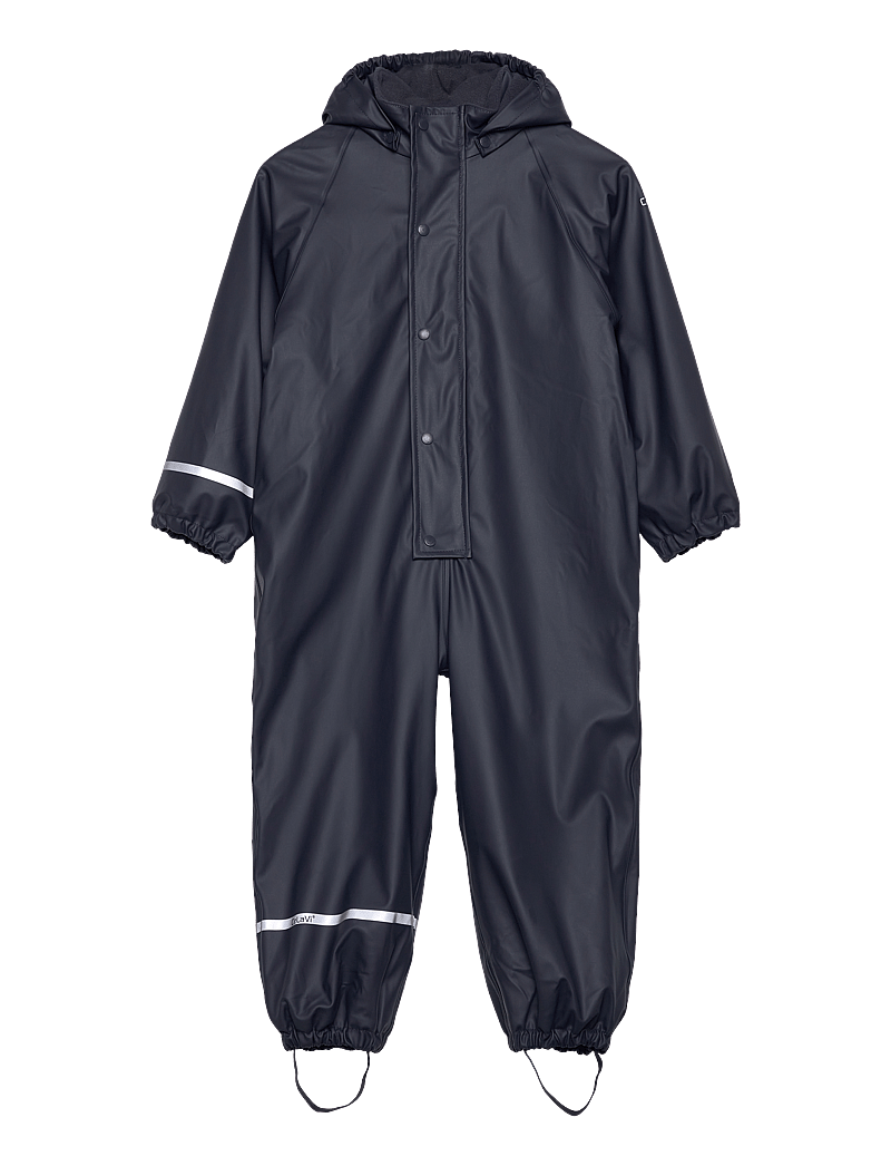 CeLaVi - Rainwear Suit w. fleece - regnoveraller - navy - 0