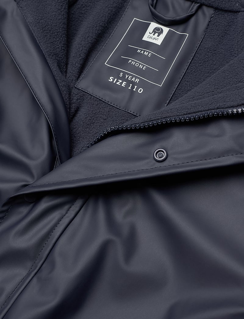 CeLaVi - Rainwear Suit w. fleece - regnoveraller - navy - 2