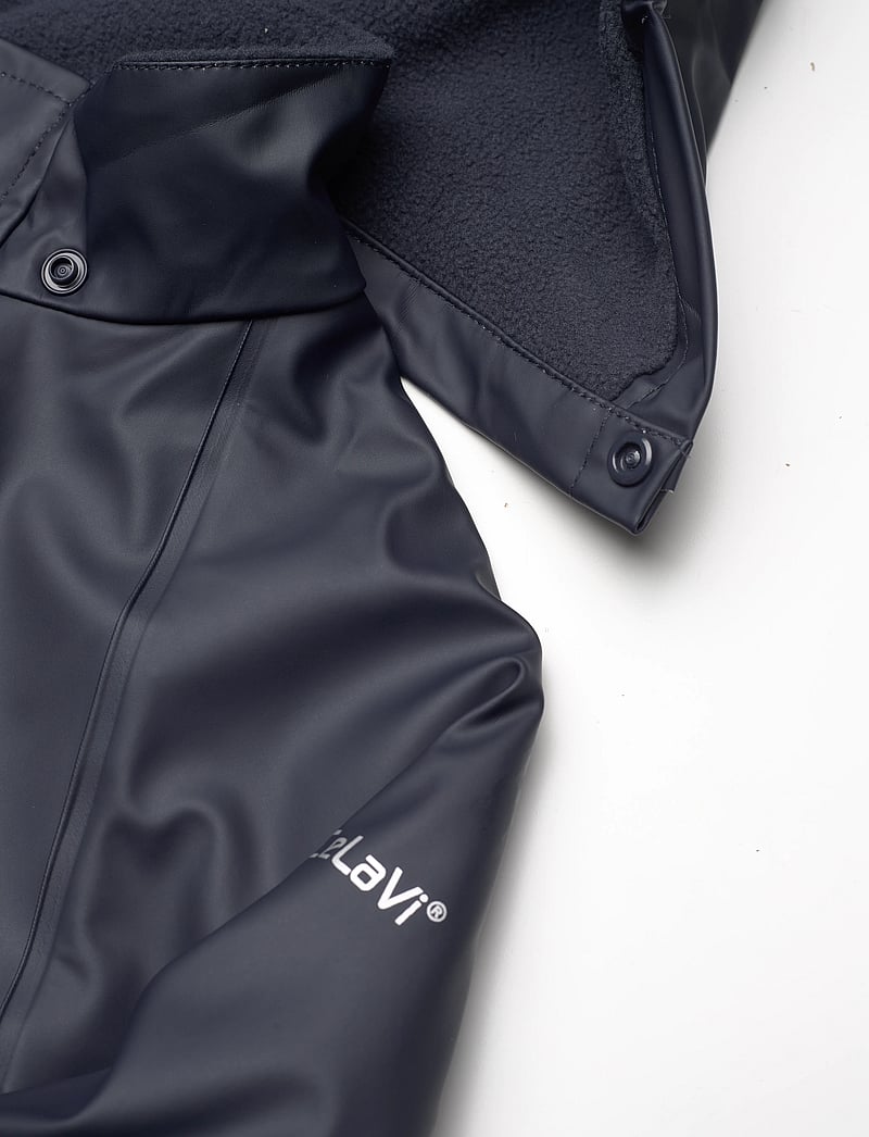 CeLaVi - Rainwear Suit w. fleece - regnoveraller - navy - 3