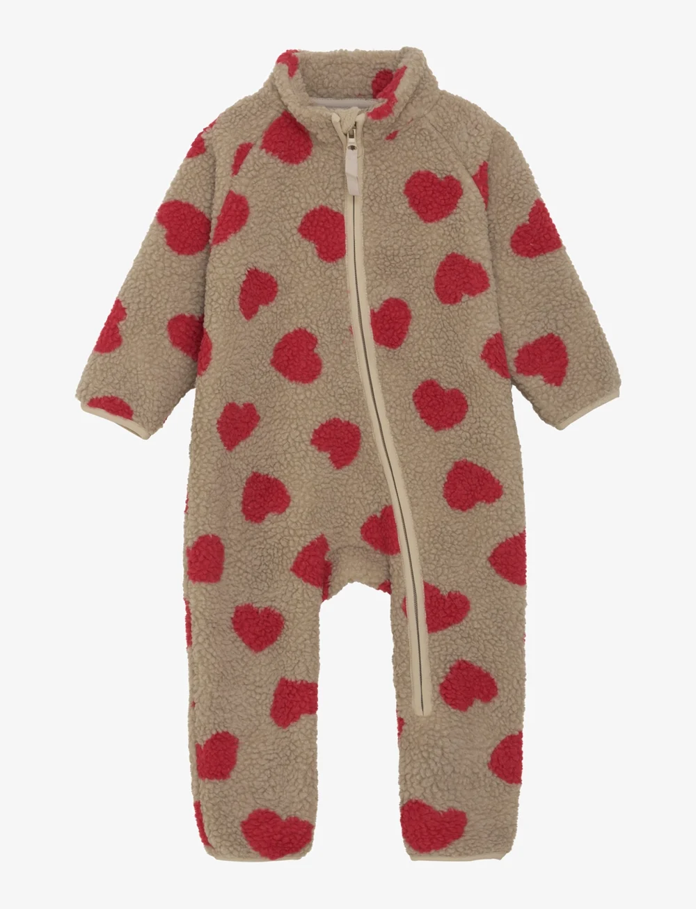 CeLaVi - Teddy Fleece Suit - fleece-sets - cayenne - 0