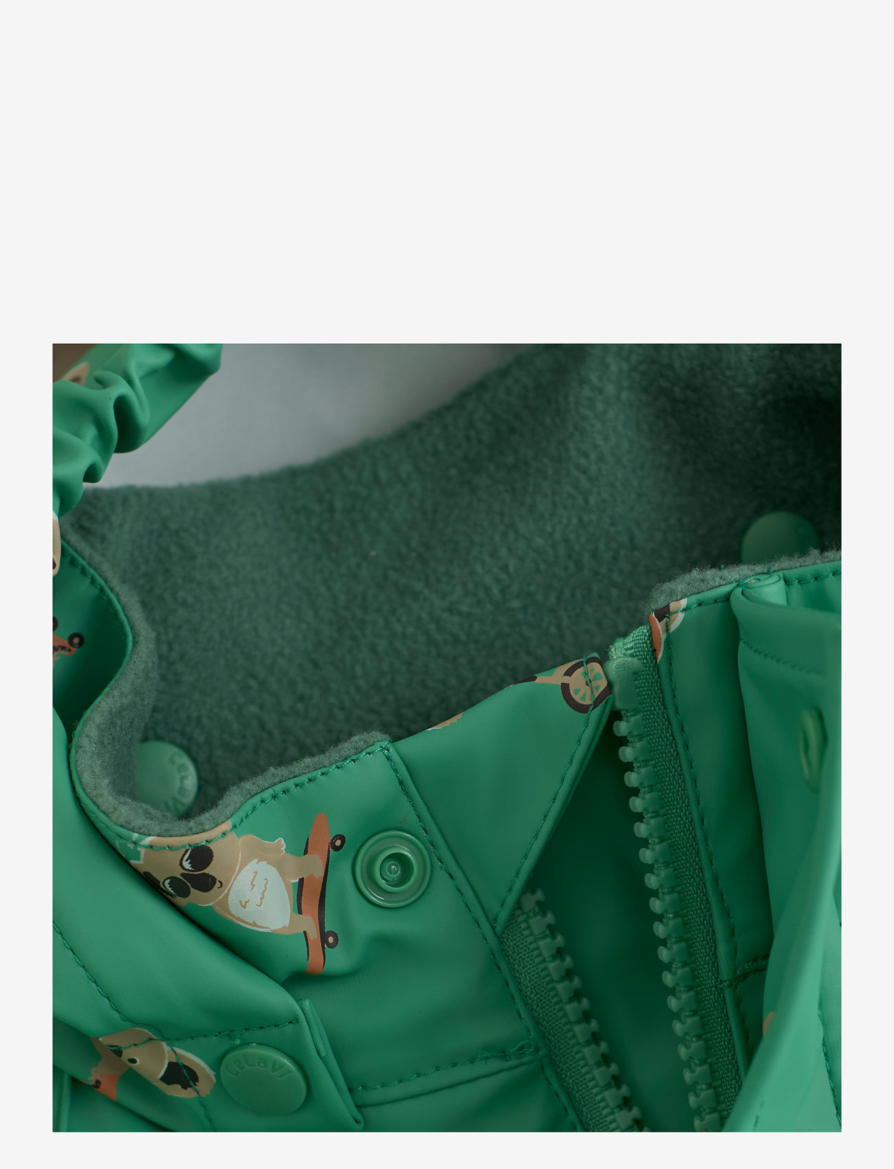 CeLaVi - Rainwear Suit - AOP - green spruce - 2