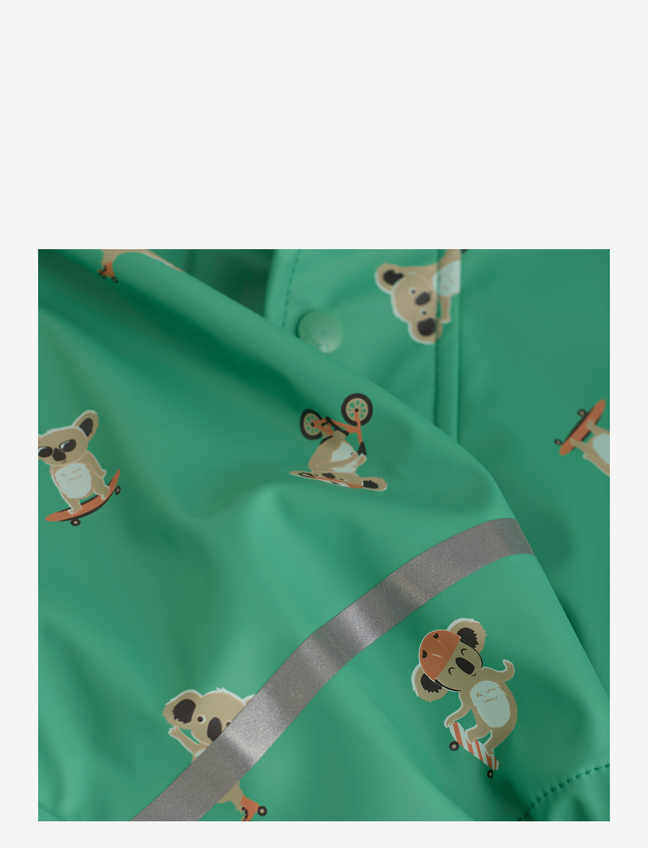 CeLaVi - Rainwear Suit - AOP - green spruce - 3