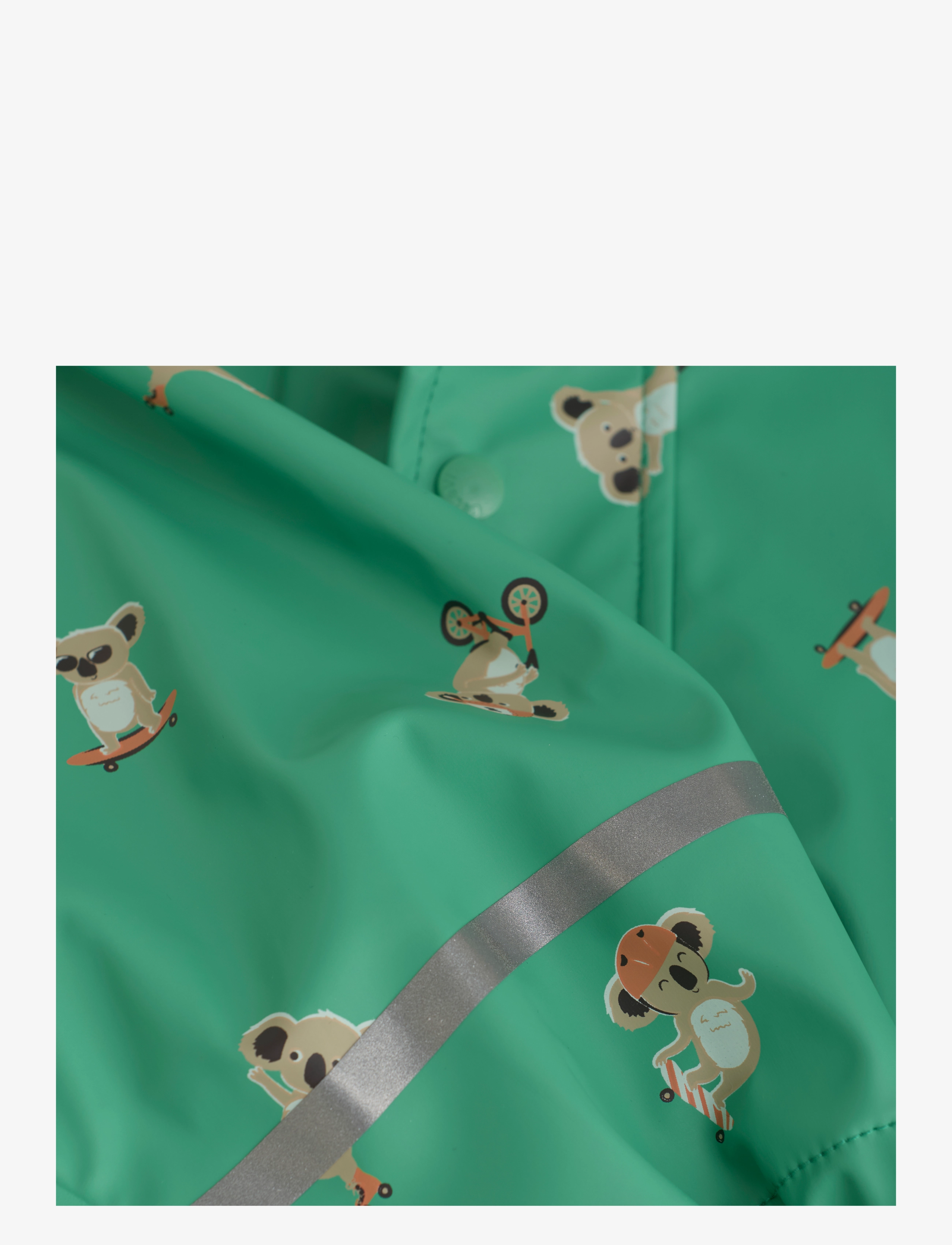 CeLaVi - Rainwear Suit - AOP - green spruce - 3