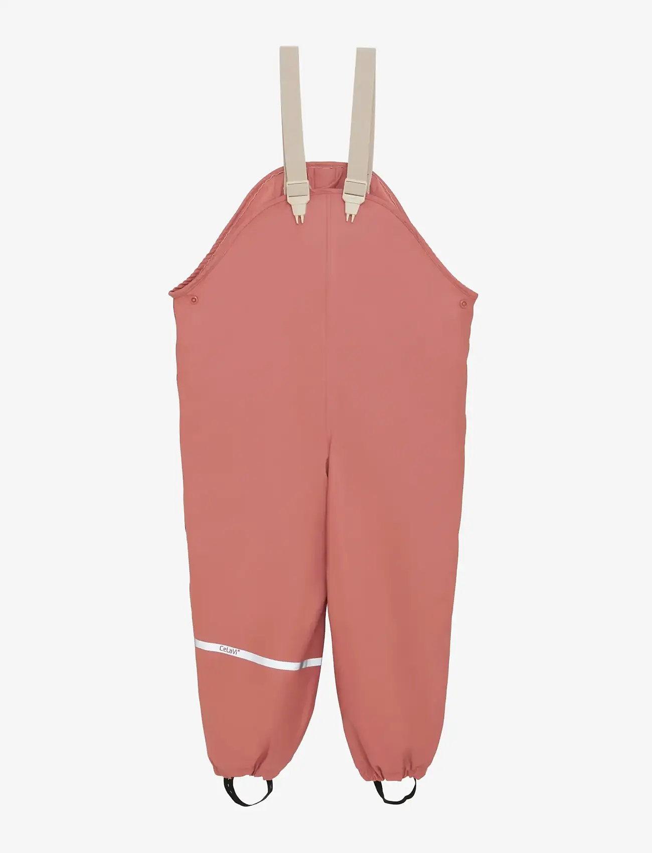 CeLaVi - Rainwear Set - AOP, w. fleece - jacken & mäntel - brick dust - 2