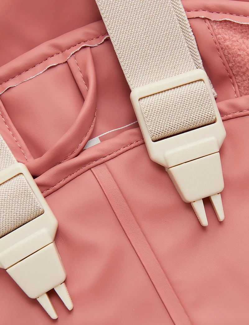 CeLaVi - Rainwear Set - AOP, w. fleece - regnställ - brick dust - 4