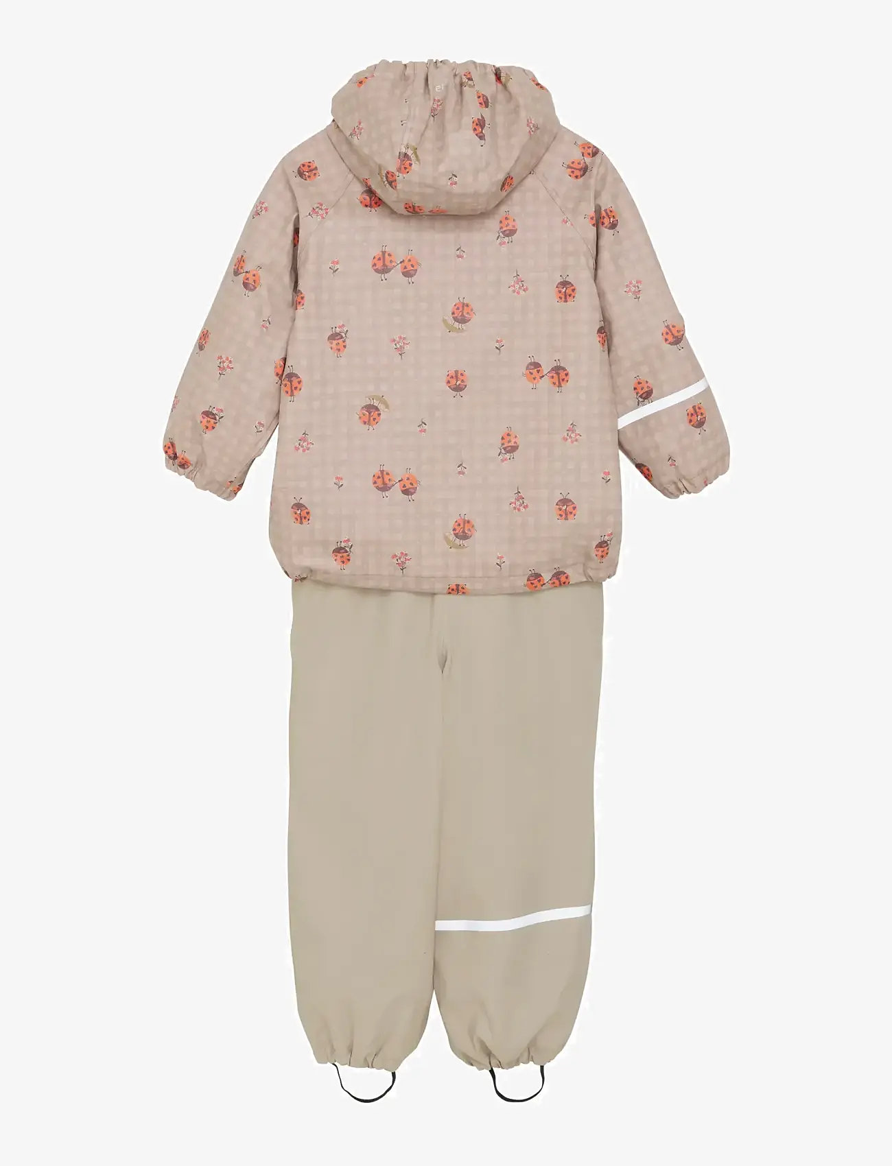 CeLaVi - Rainwear Set - AOP, w. fleece - rain sets - nasturtium - 1